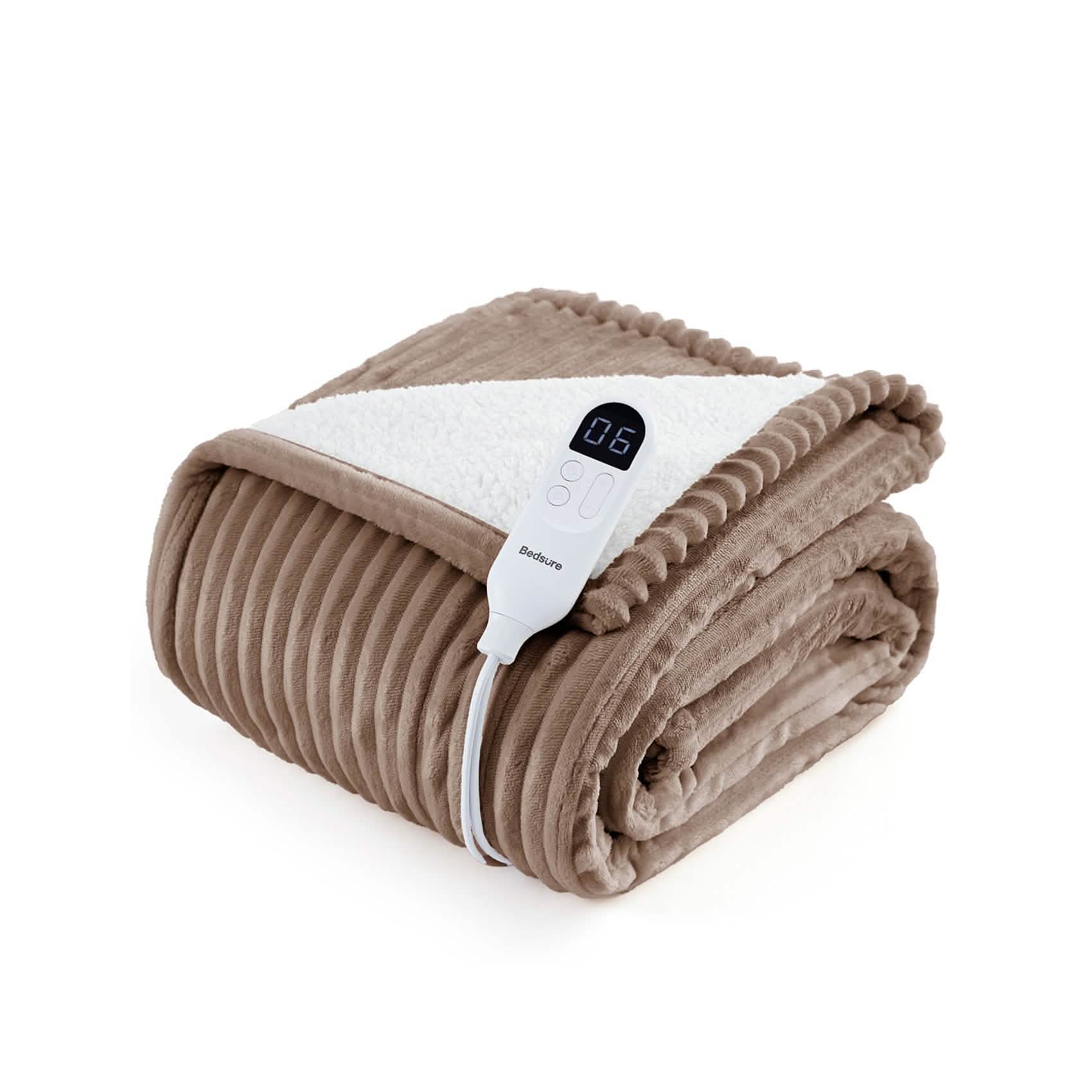 GentleSoft® Ribbed Heated Blanket