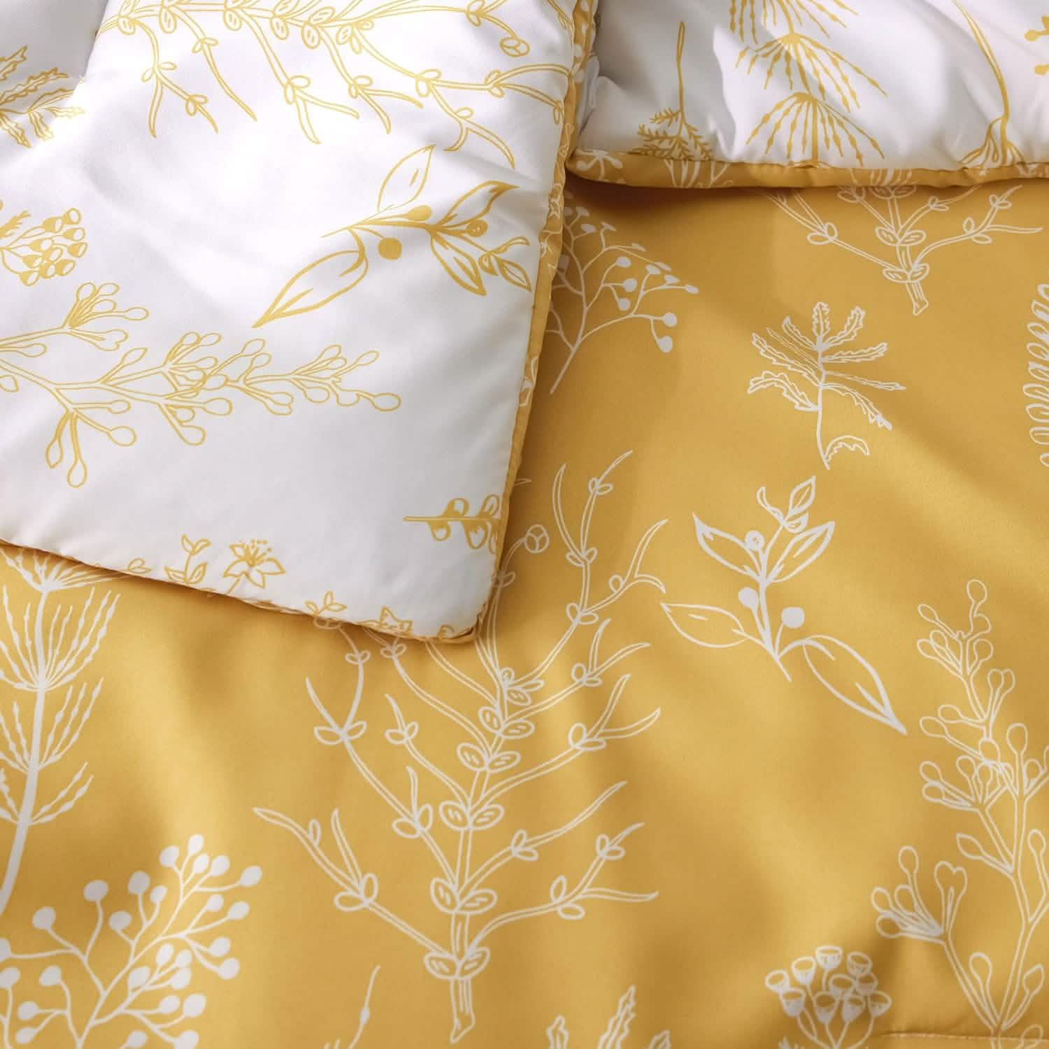 GentleSoft® Reversible Floral Print Comforter Set-2