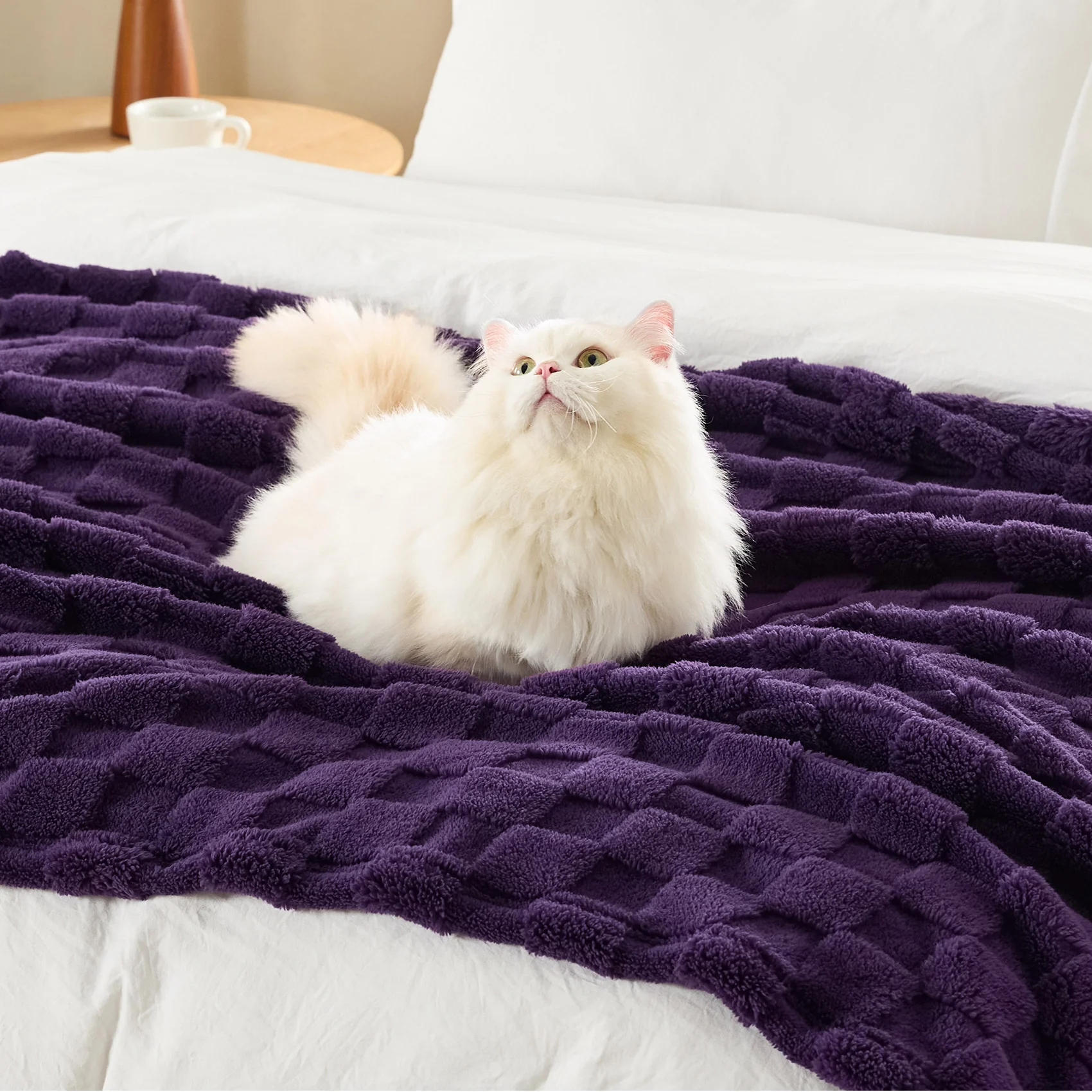 GentleSoft® Jacquard Shaggy Sherpa Blanket