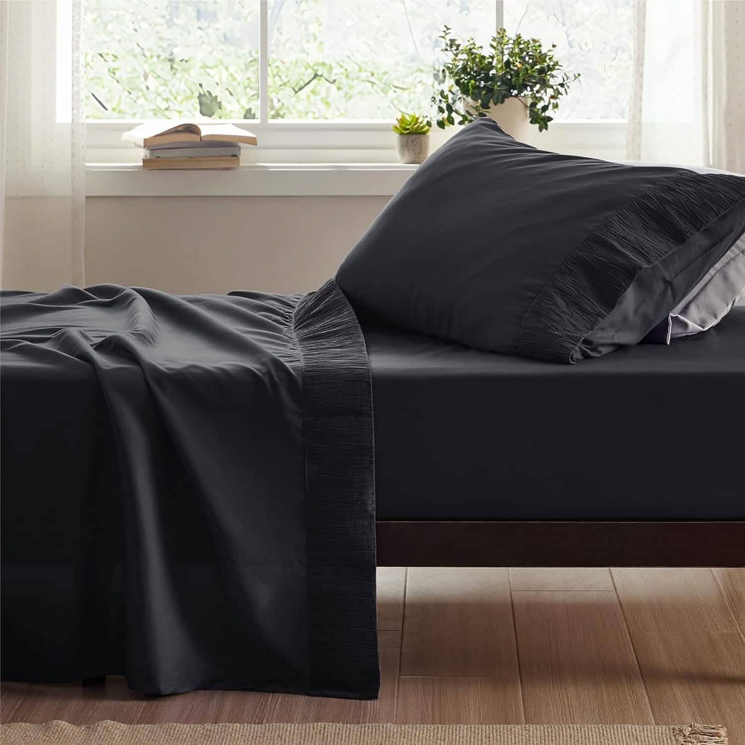 GentleSoft® Ruched Sheet Set