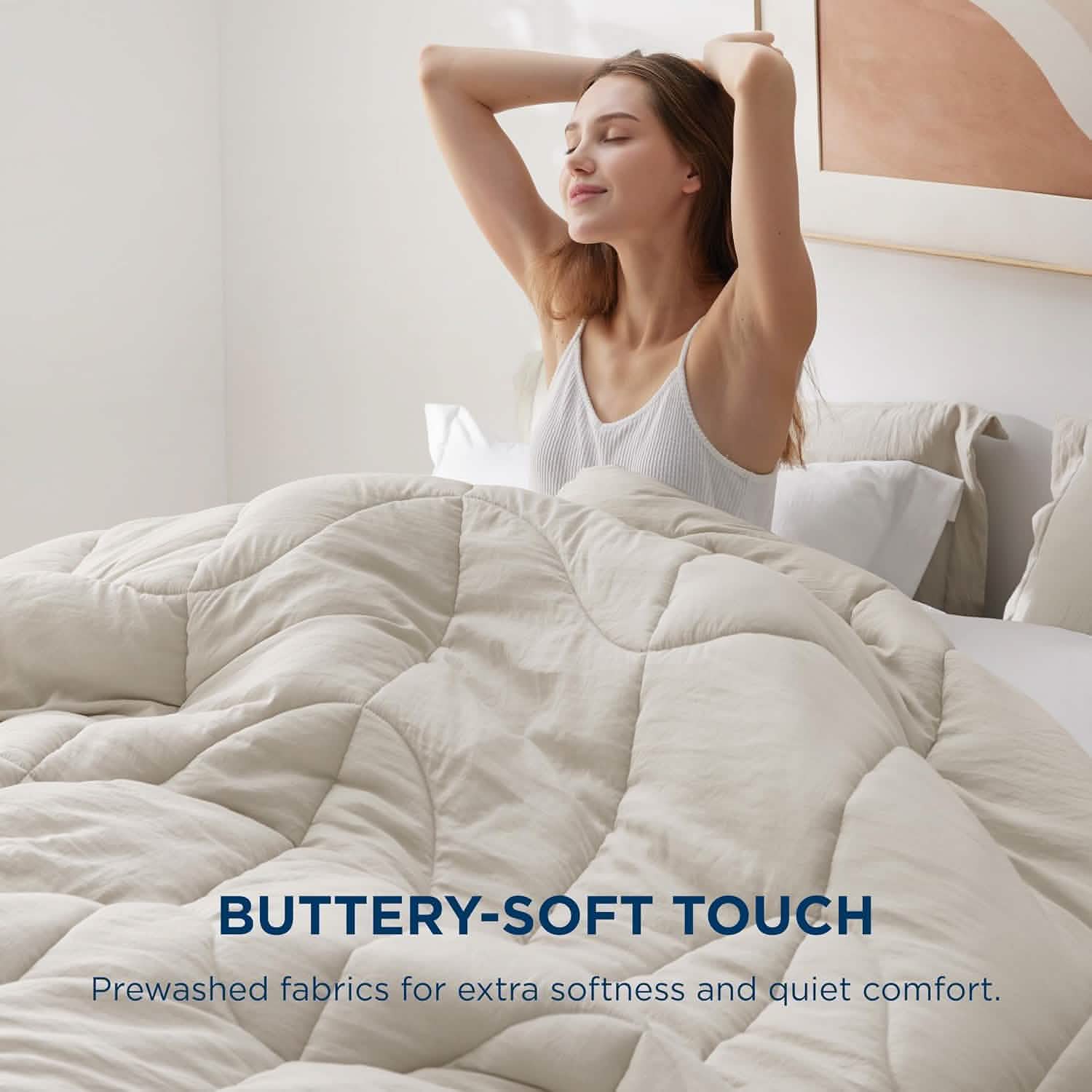GentleSoft® Prewashed Polyester Quilted Comforter