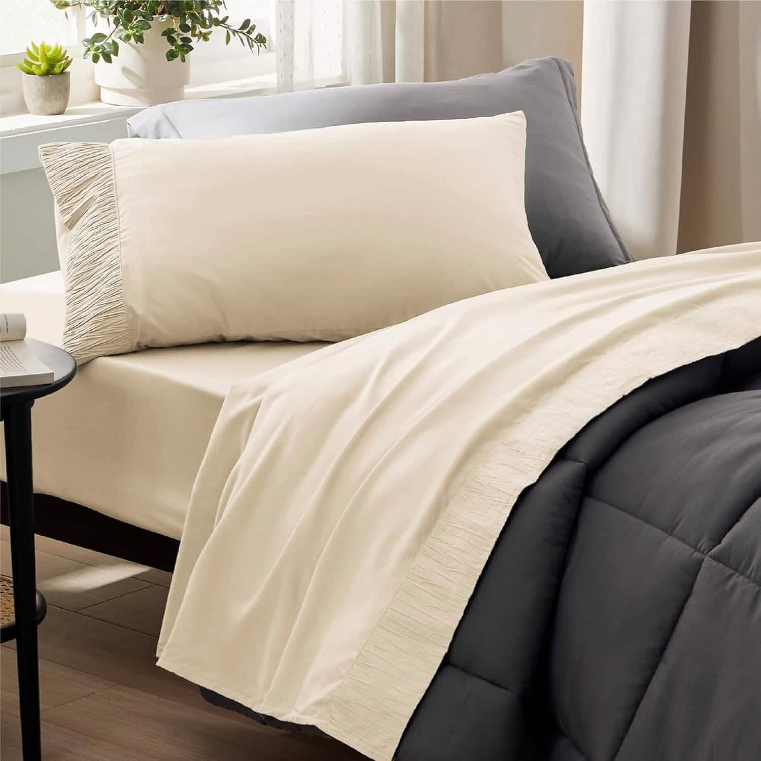 GentleSoft® Ruched Sheet Set