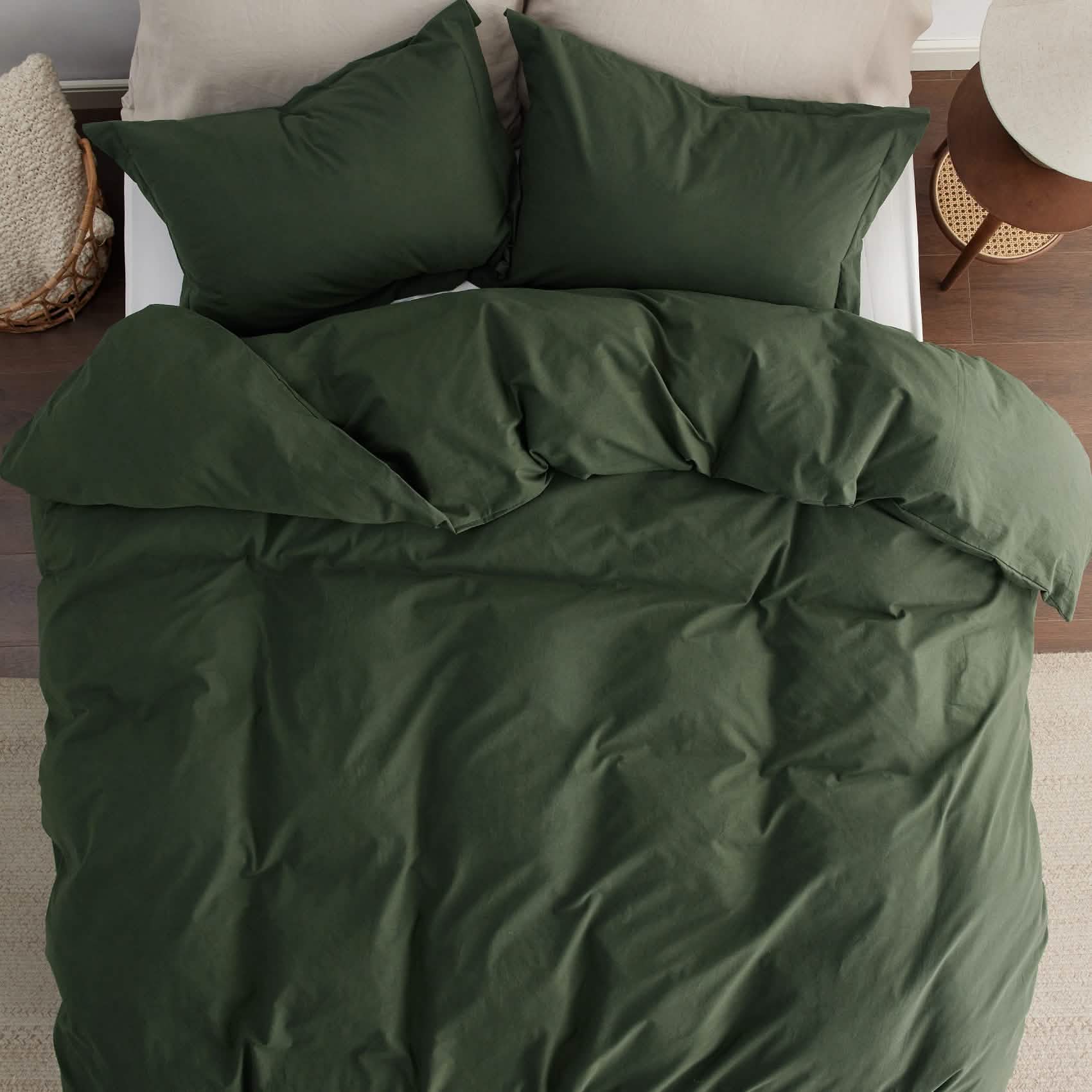 GentleSoft® Washed Cotton Duvet Cover Set