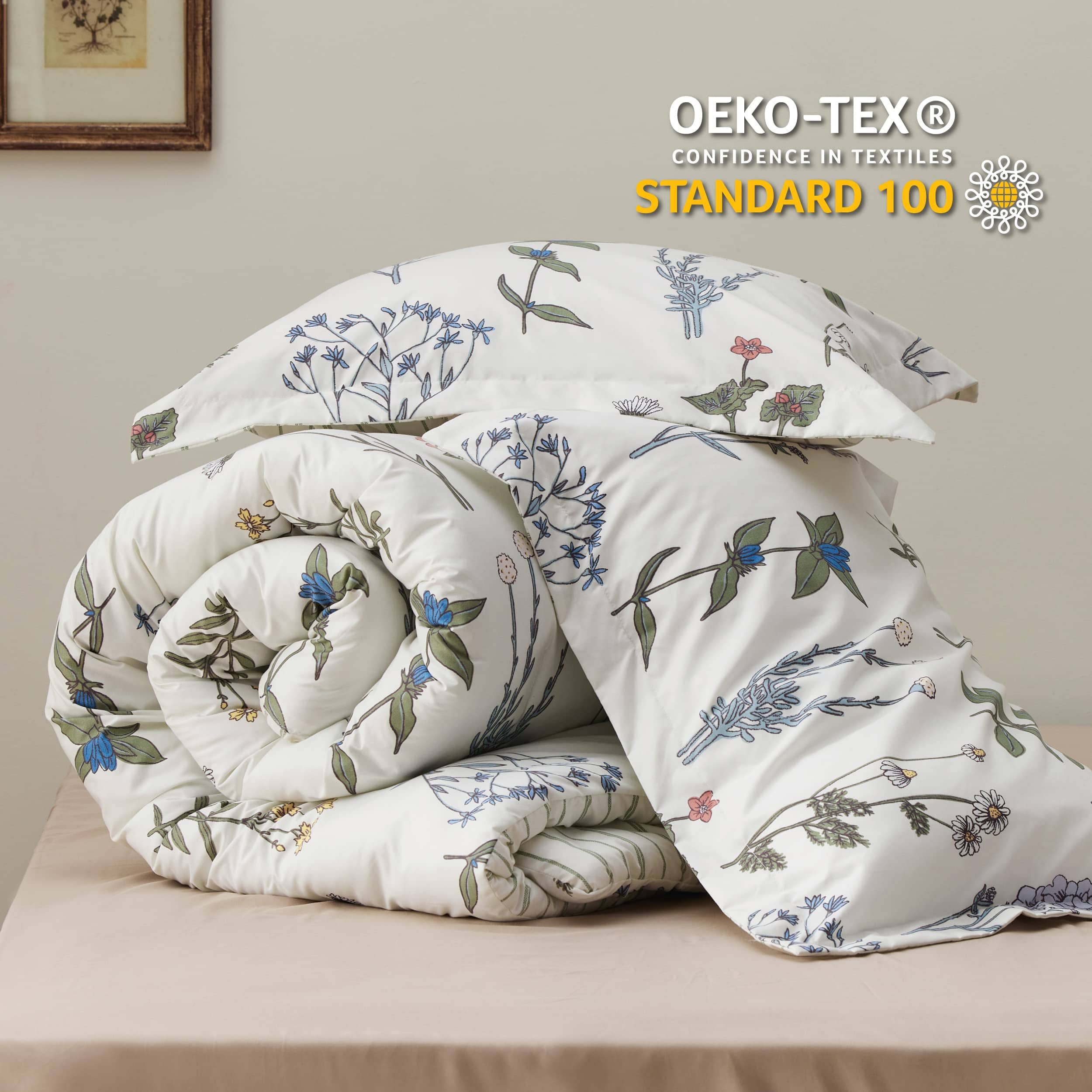 GentleSoft® Retro Botanical Comforter Set