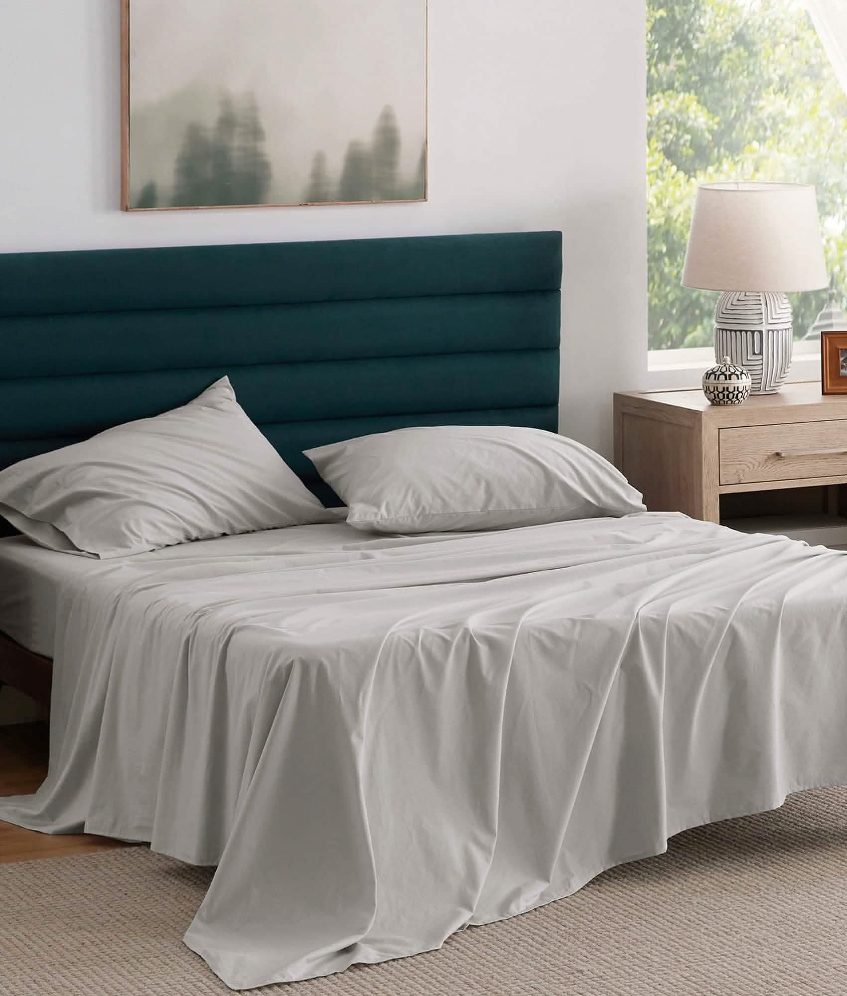 GentleSoft® Cotton Percale Weave Sheet Set
