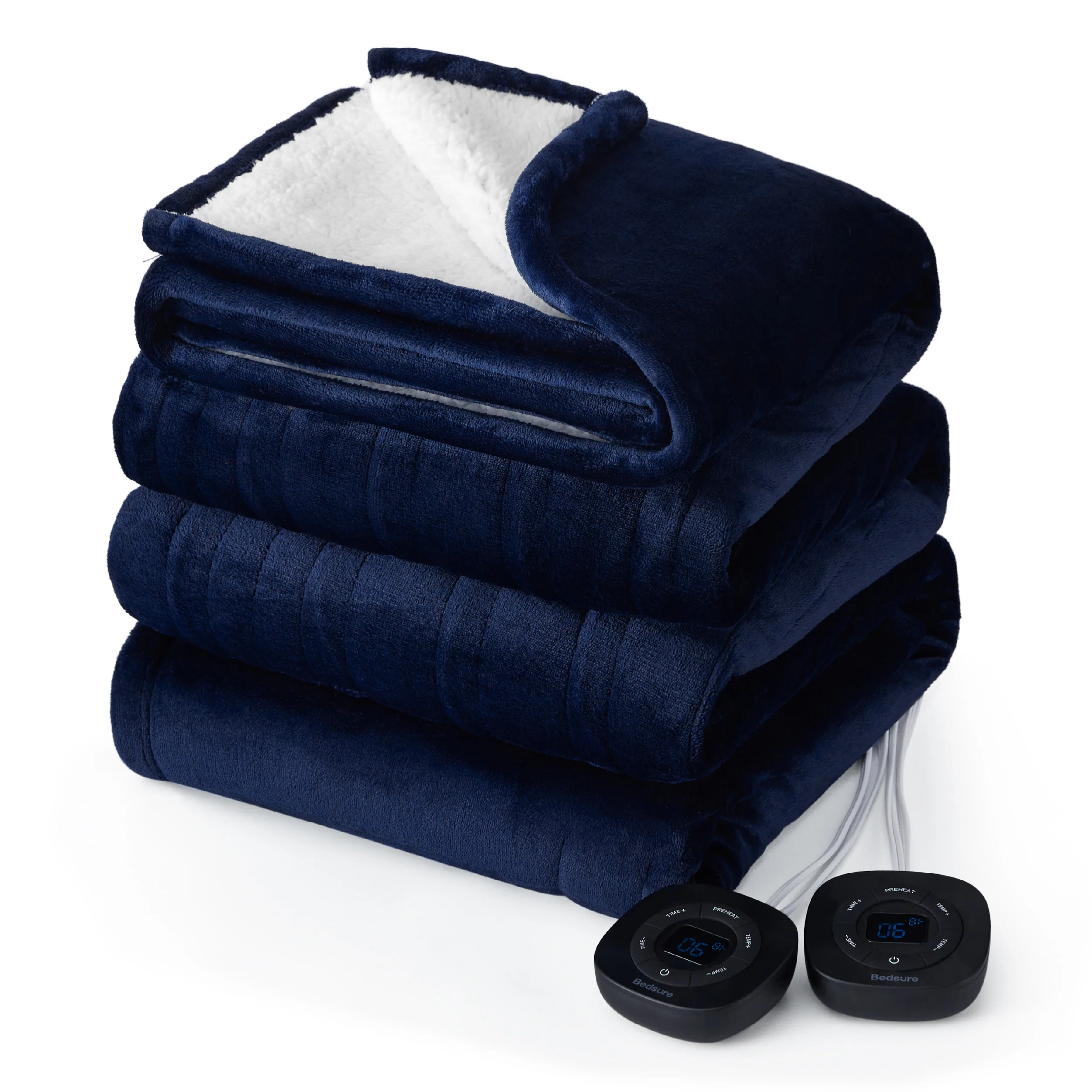 GentleSoft® Solid Flannel Heated Blanket