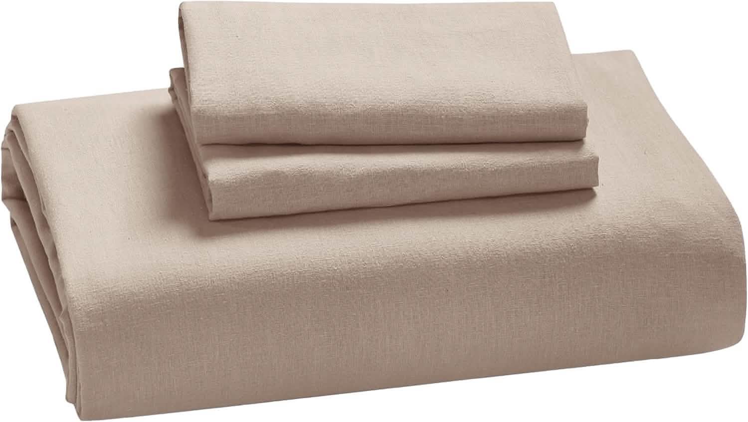 GentleSoft® Cotton Linen Hybrid Duvet Cover Set