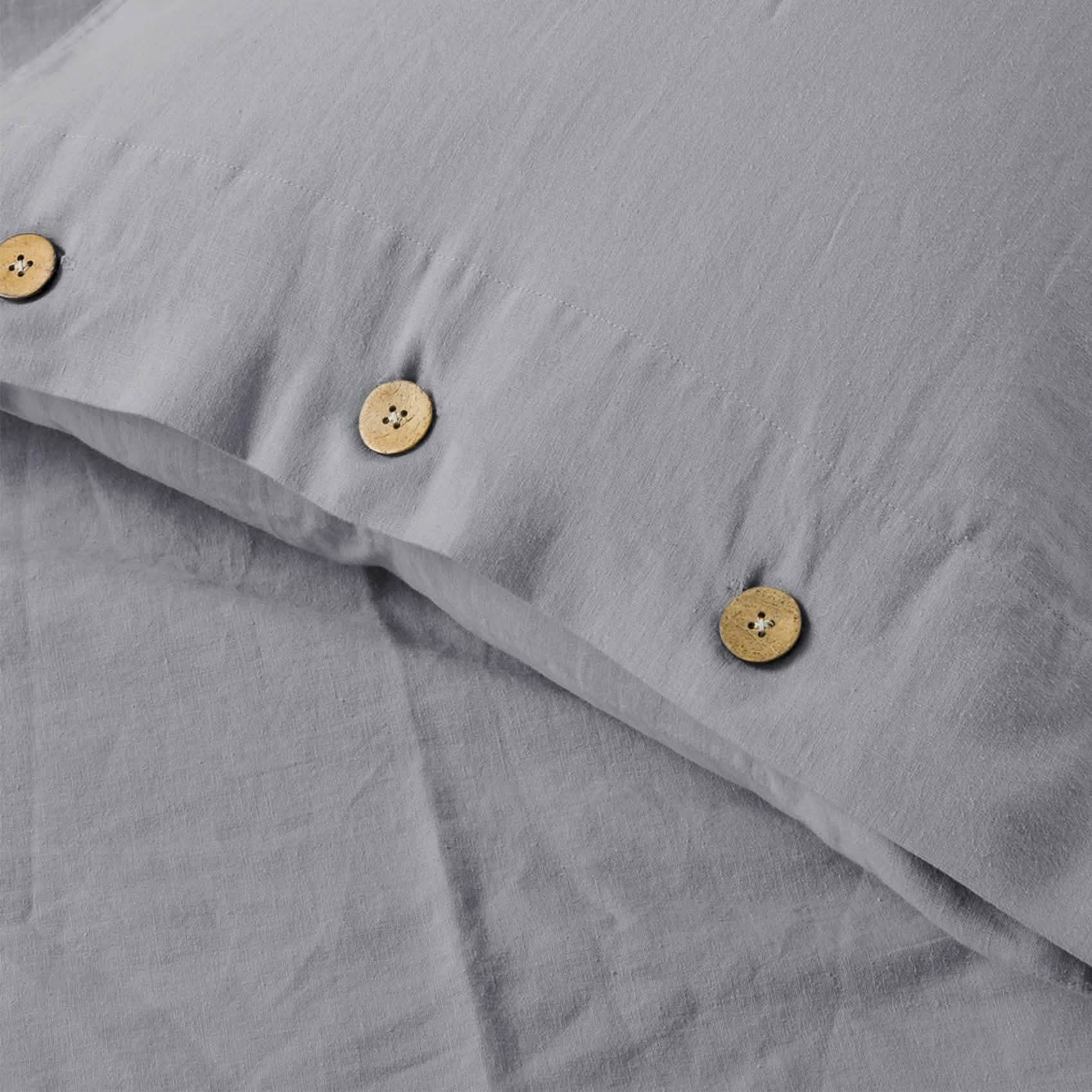 GentleSoft® Cotton Linen Hybrid Duvet Cover Set