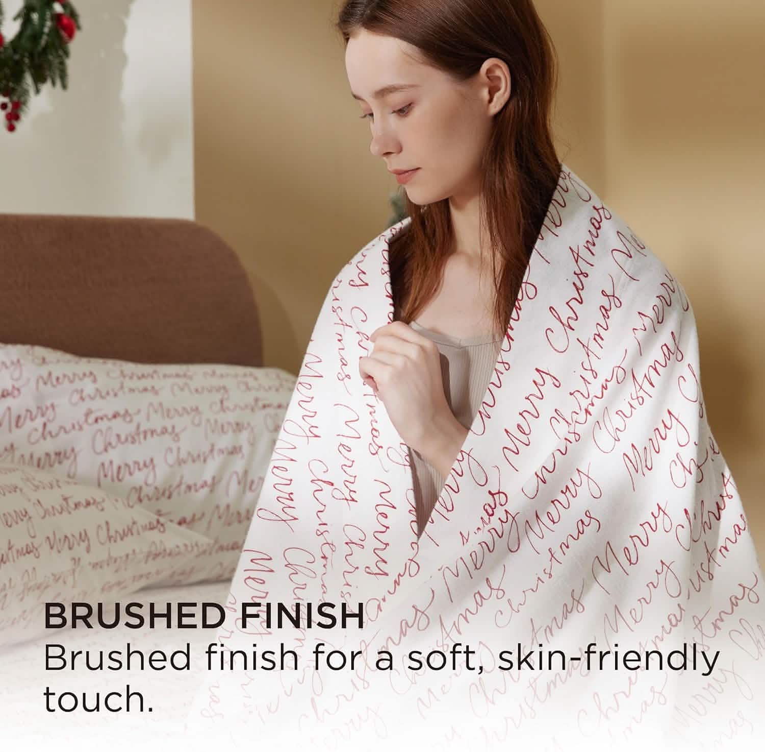 GentleSoft® 100% Cotton Flannel Sheets Burgundy
