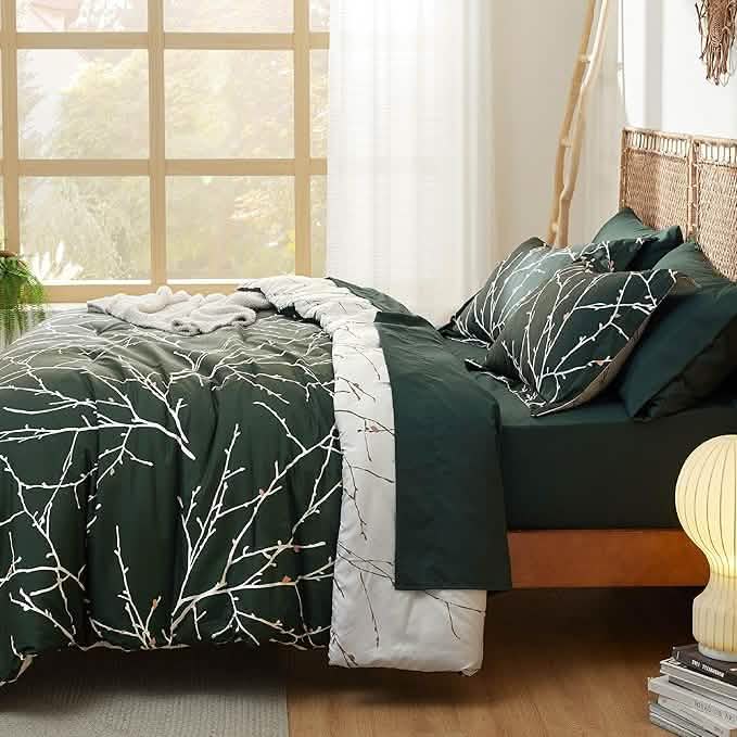 GentleSoft® Tree Branch Floral Pattern Bed-in-a-Bag