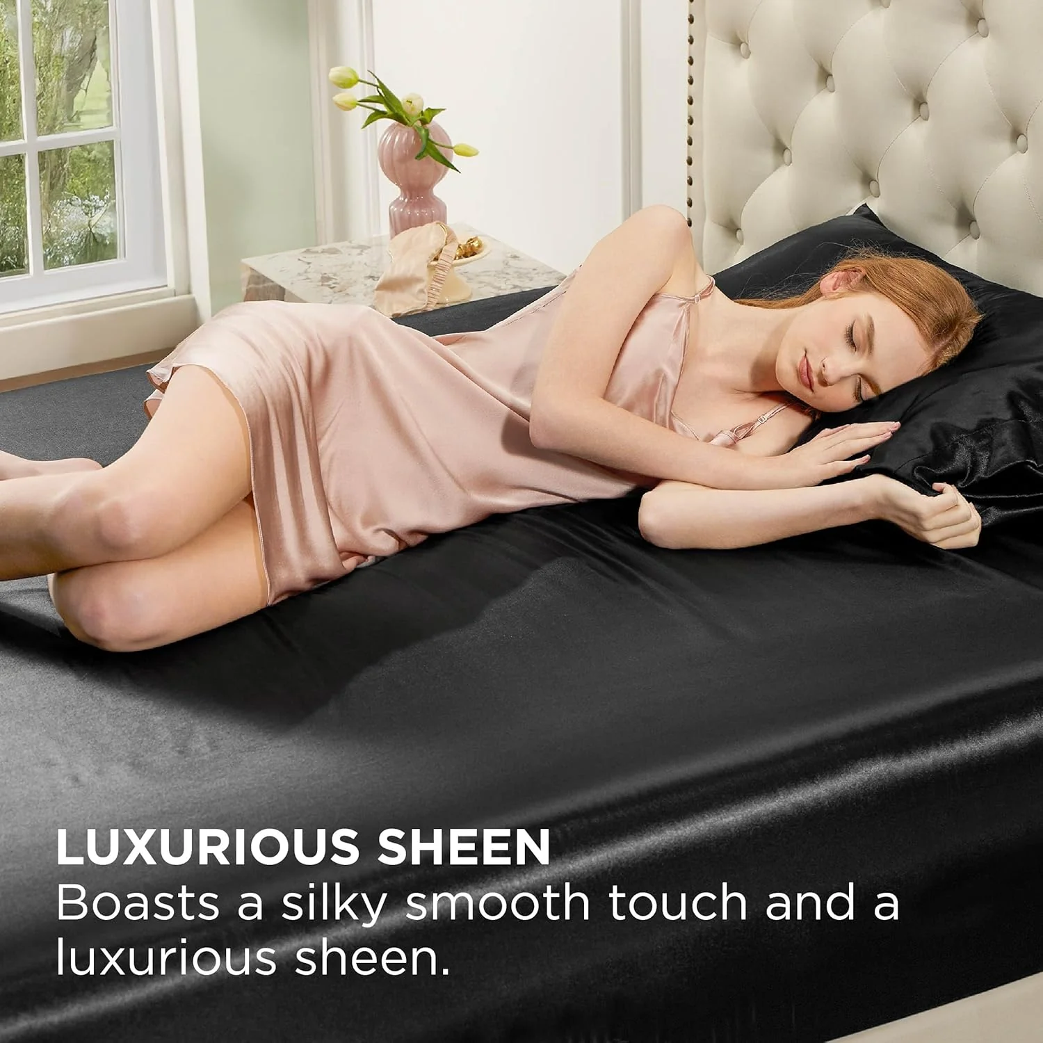 GentleSoft® Satin Fitted Sheet