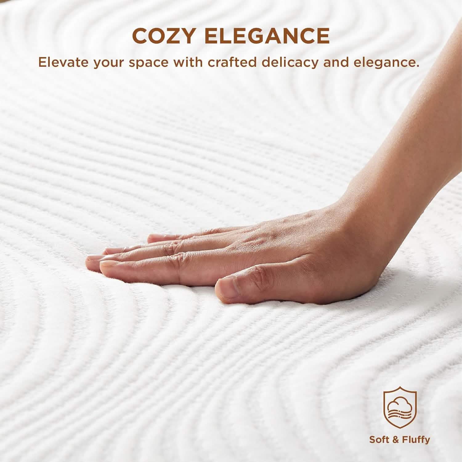 GentleSoft® Jacquard Polyester Microfiber Mattress Pad