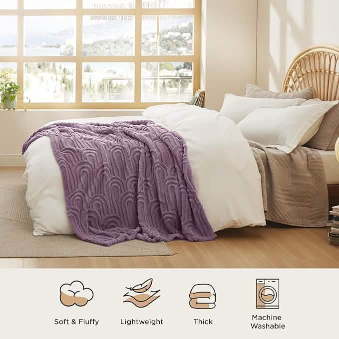 GentleSoft® Arch Shaggy Sherpa Fleece Blanket