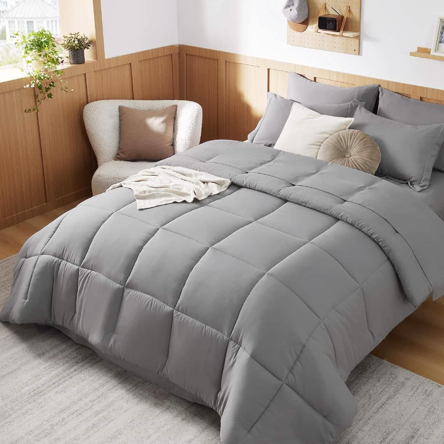 GentleSoft® Comforter Set - 7 Pieces Solid