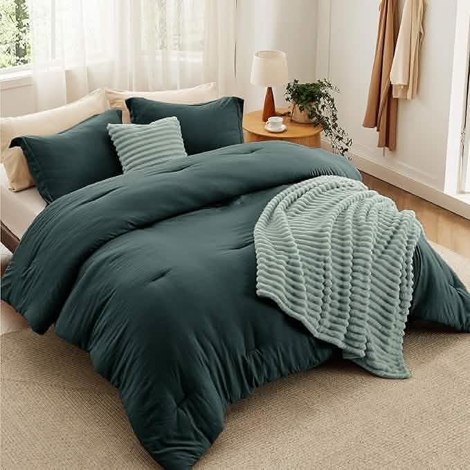 GentleSoft® Checkered Comforter Set Striped