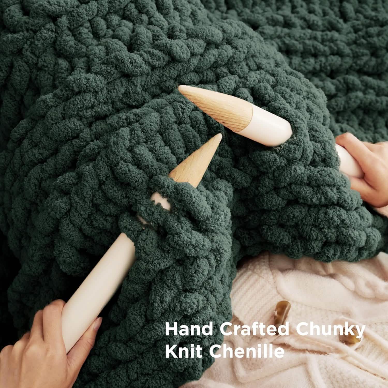 GentleSoft® Chunky Knit Chenille Blanket