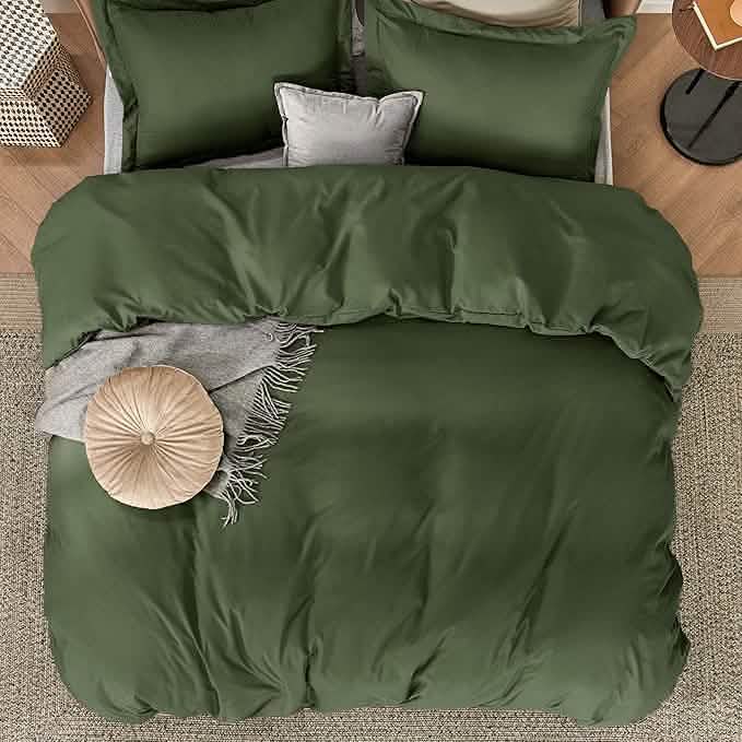 GentleSoft® Brushed Microfiber Duvet Cover Sets With Fitted Sheet