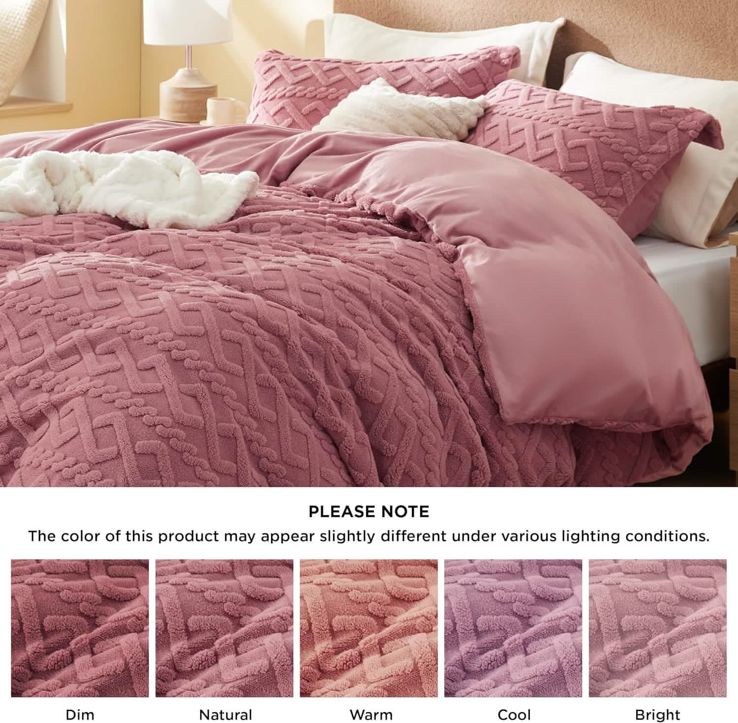 GentleSoft® Fluffy Boho Duvet Cover Set