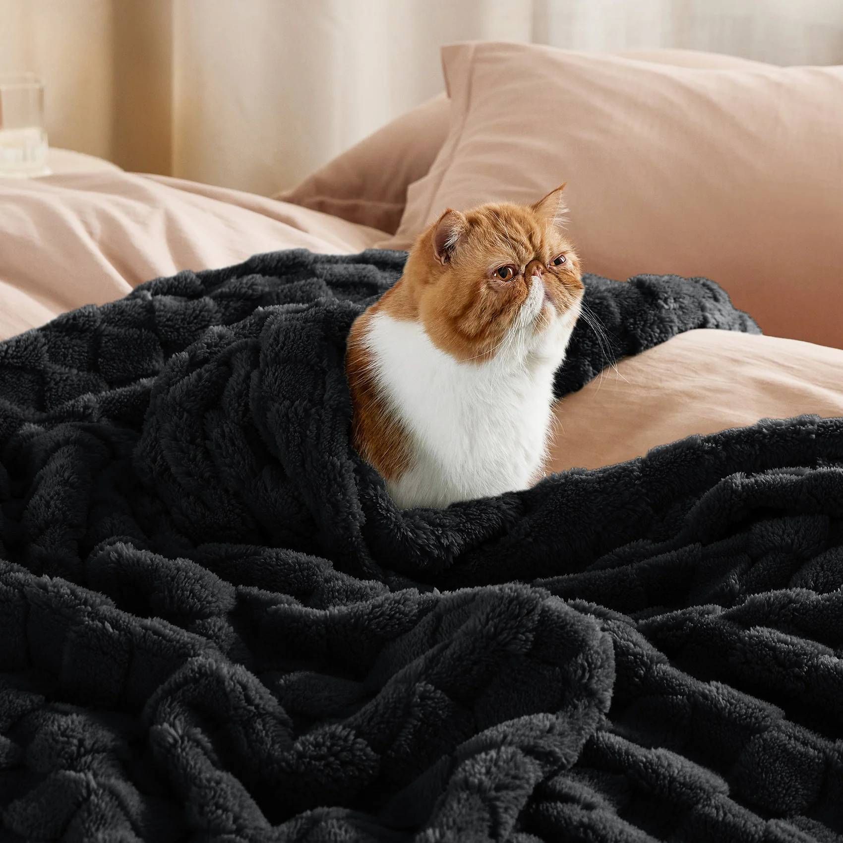 GentleSoft® Jacquard Shaggy Sherpa Blanket