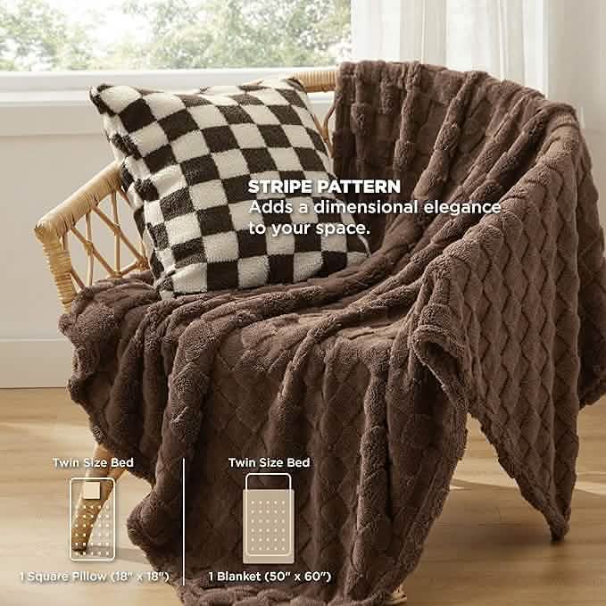GentleSoft® Checkered Comforter Set