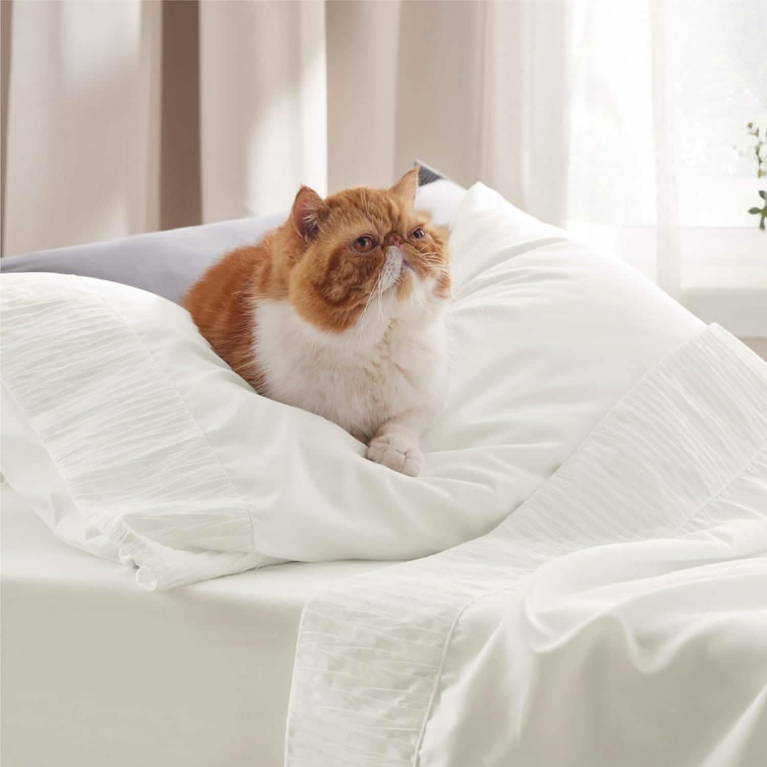 GentleSoft® Ruched Sheet Set
