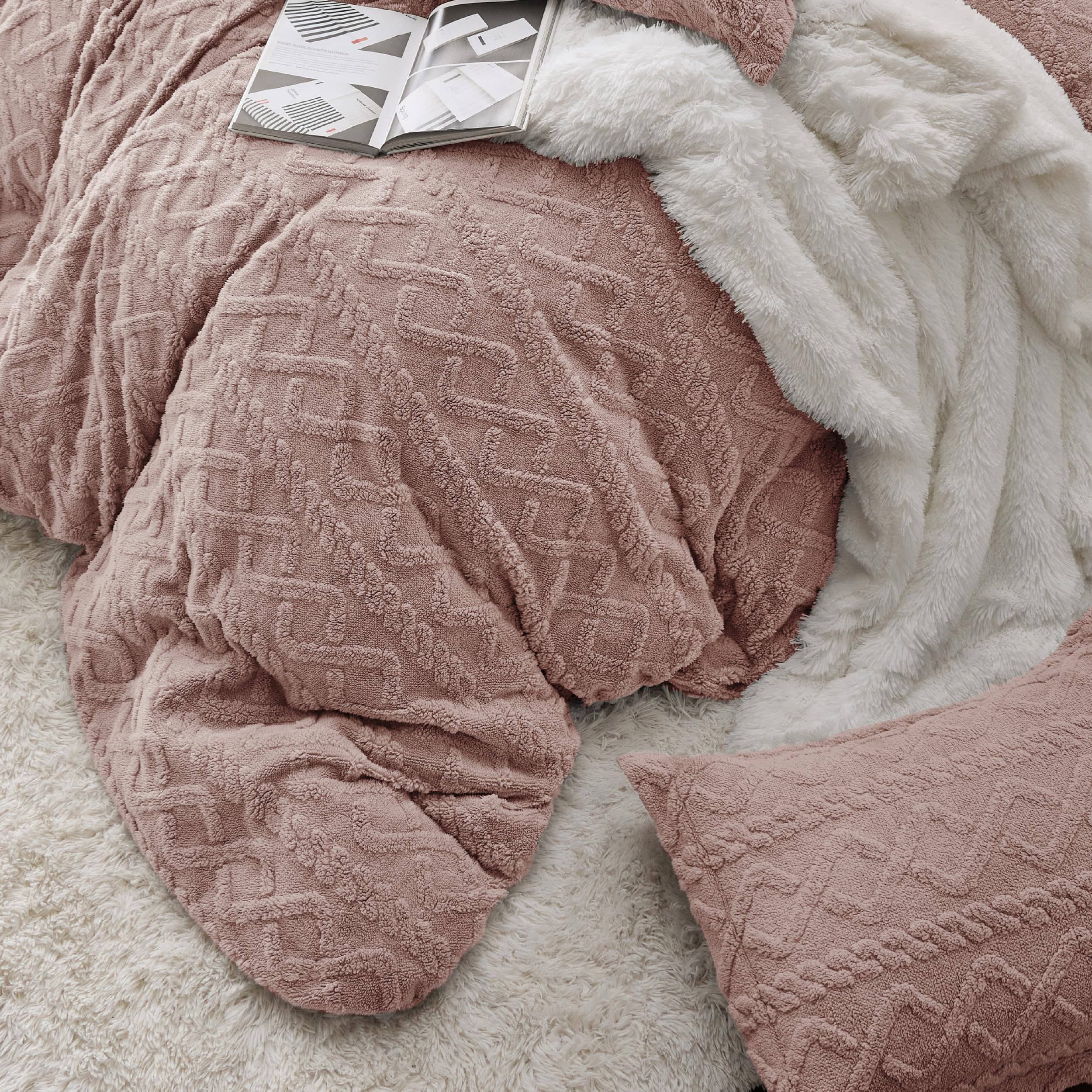 GentleSoft® Fluffy Boho Duvet Cover Set