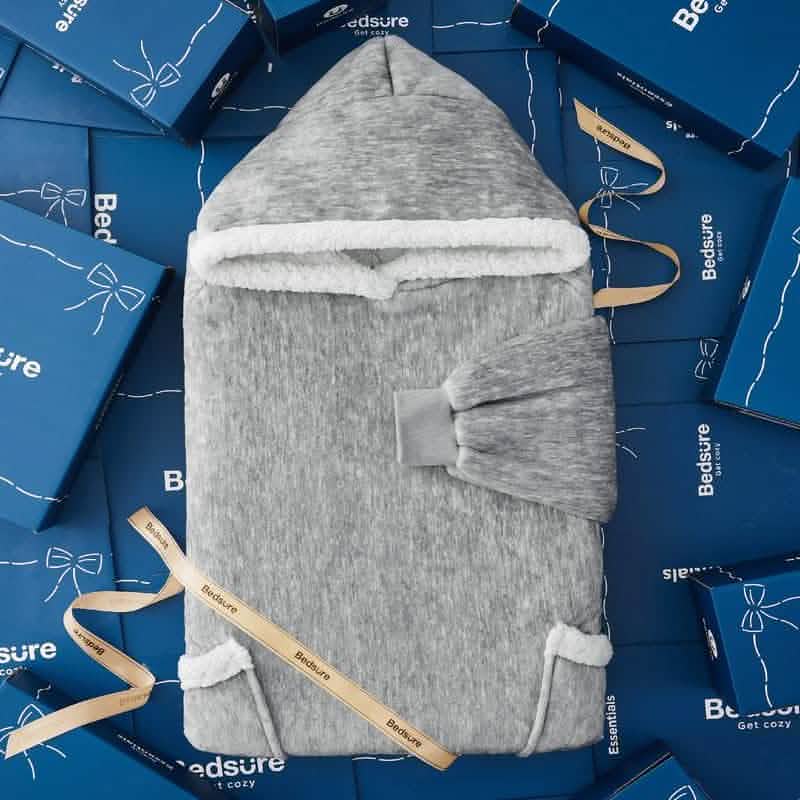 GentleSoft® Sherpa Fleece Wearable Blanket