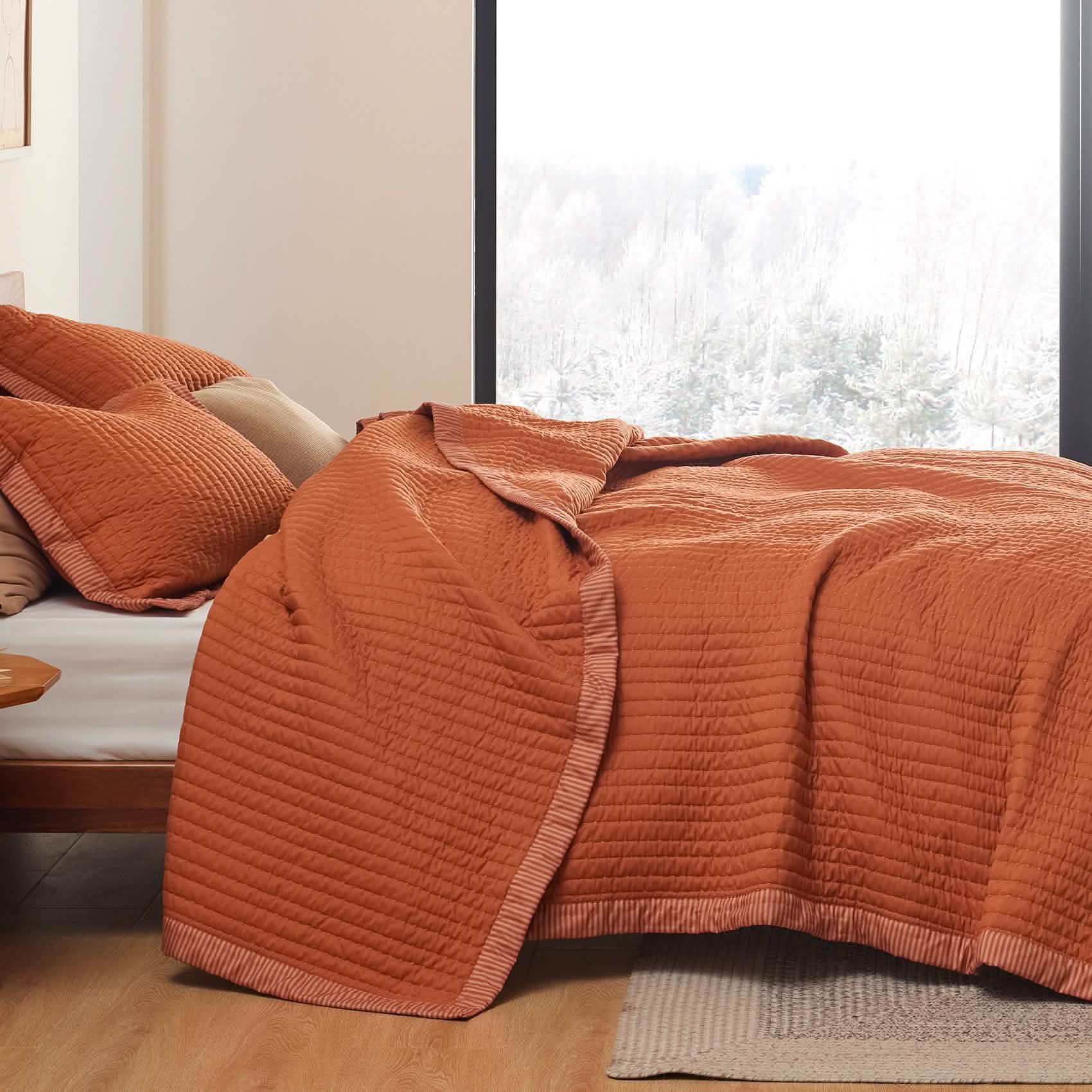 GentleSoft® Corduroy Pattern Quilt Set