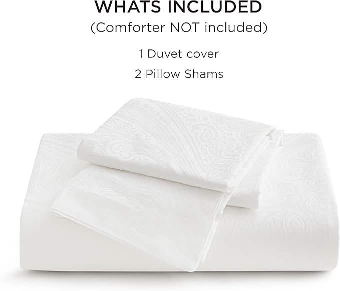 GentleSoft® 100% Cotton European Palace Jacquard Duvet Cover Set