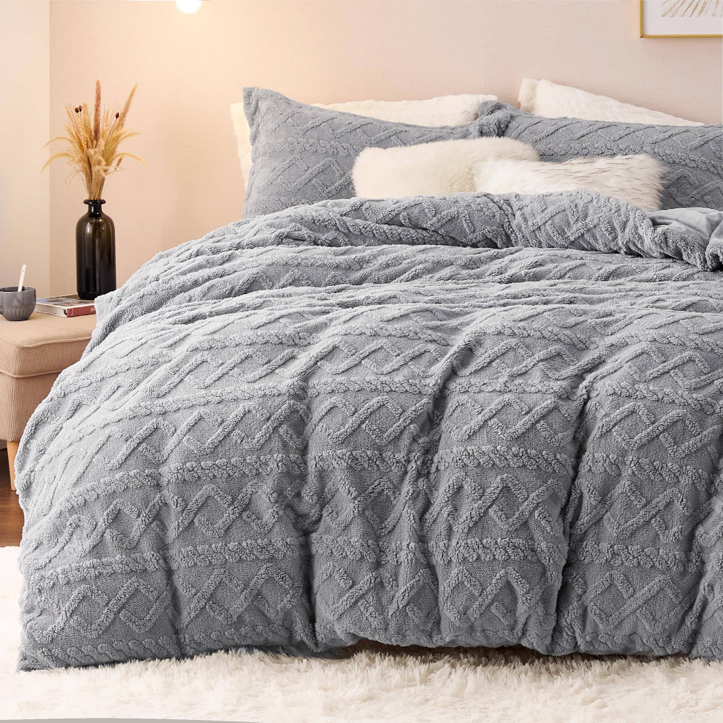 GentleSoft® Fluffy Boho Duvet Cover Set