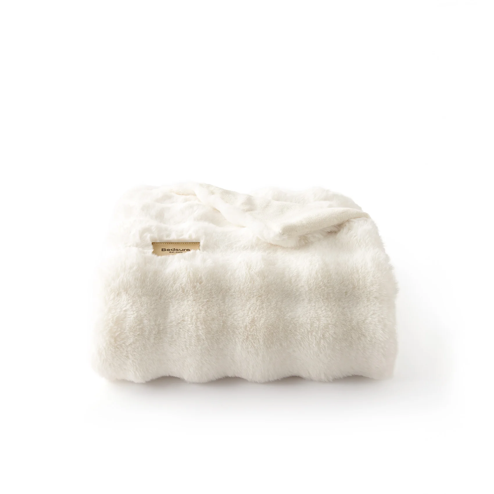 GentleSoft® Bubble Faux Fur Blanket