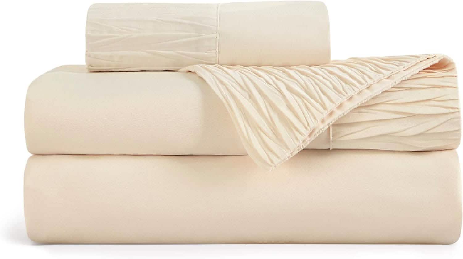 GentleSoft® Ruched Sheet Set
