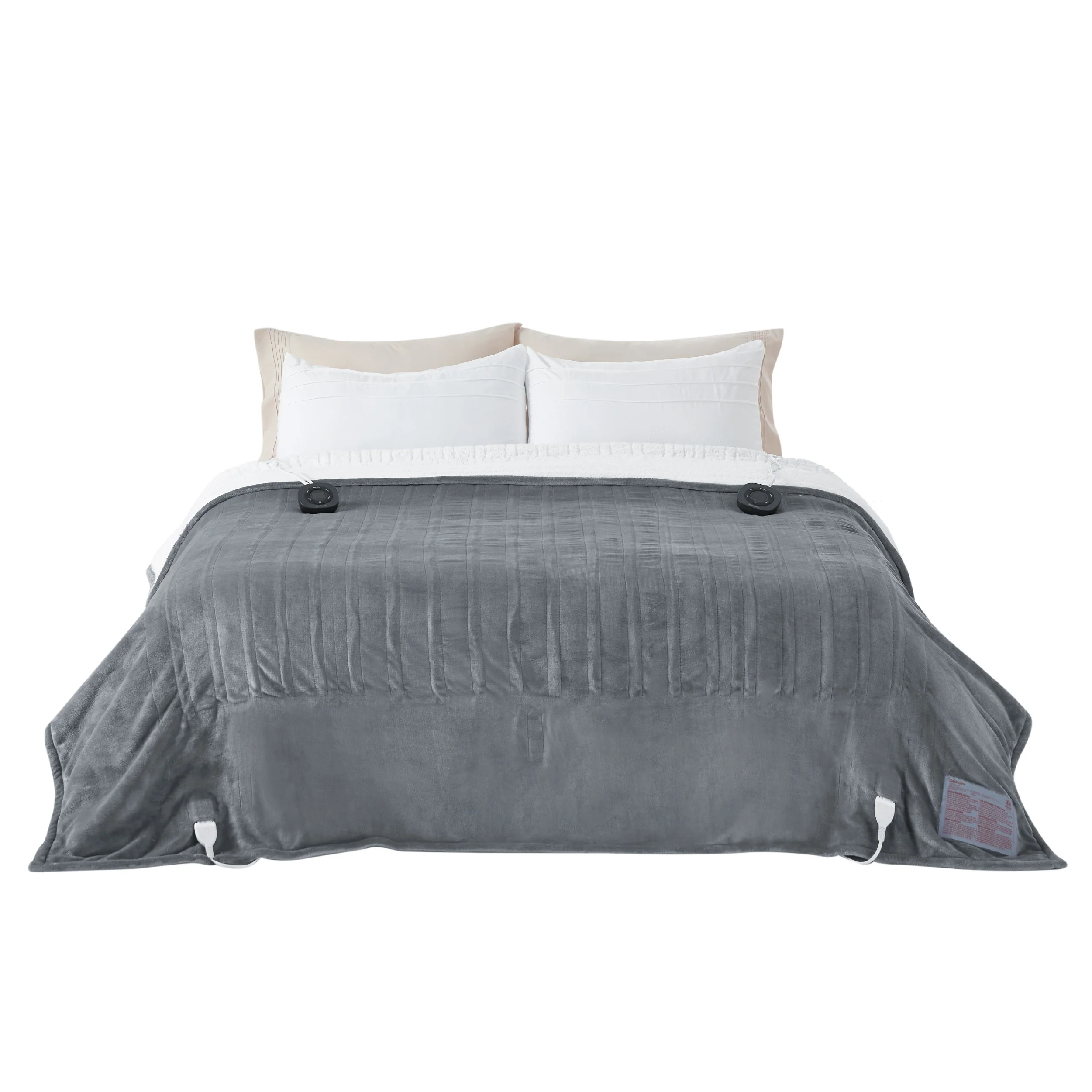 GentleSoft® Solid Flannel Heated Blanket
