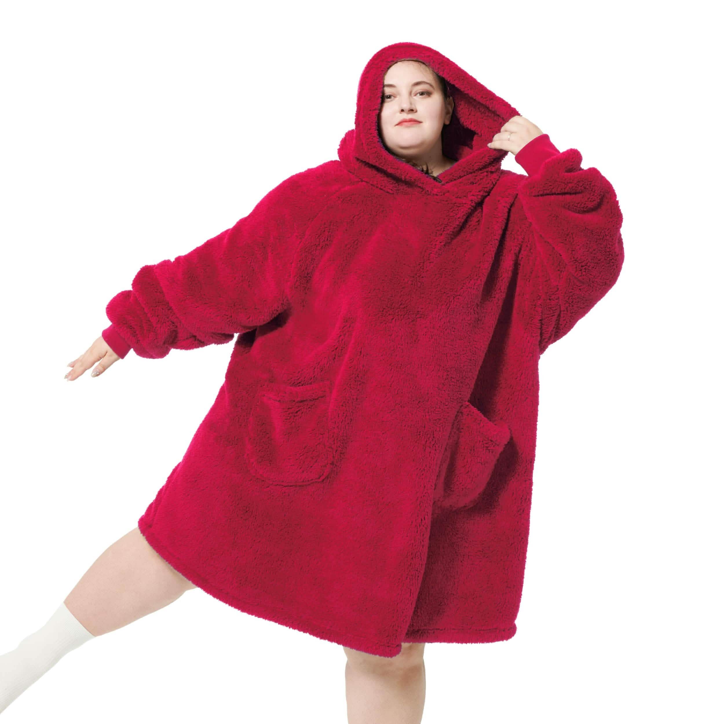 GentleSoft® Shaggy Sherpa Blanket Hoodie