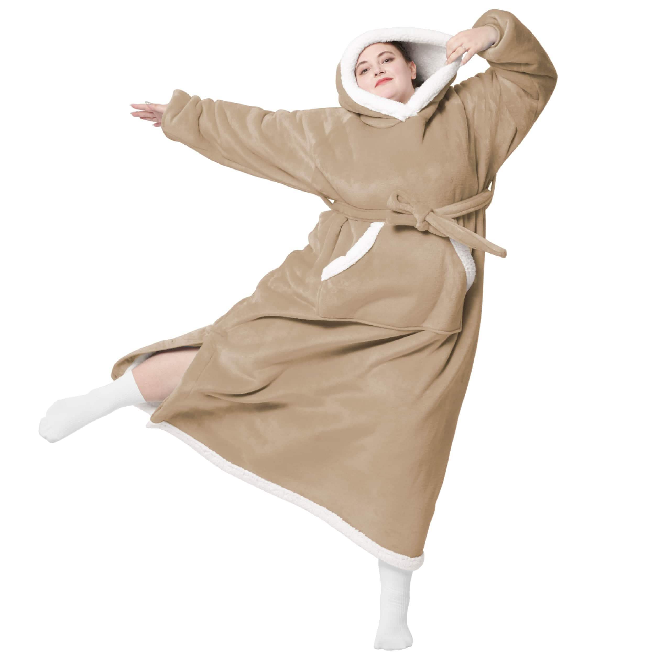 GentleSoft® Sherpa Fleece Wearable Blanket