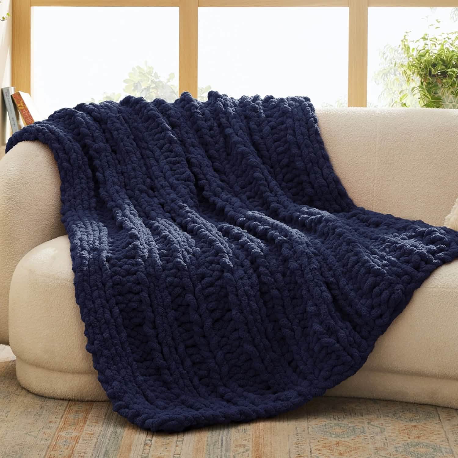 GentleSoft® Chunky Knit Chenille Blanket