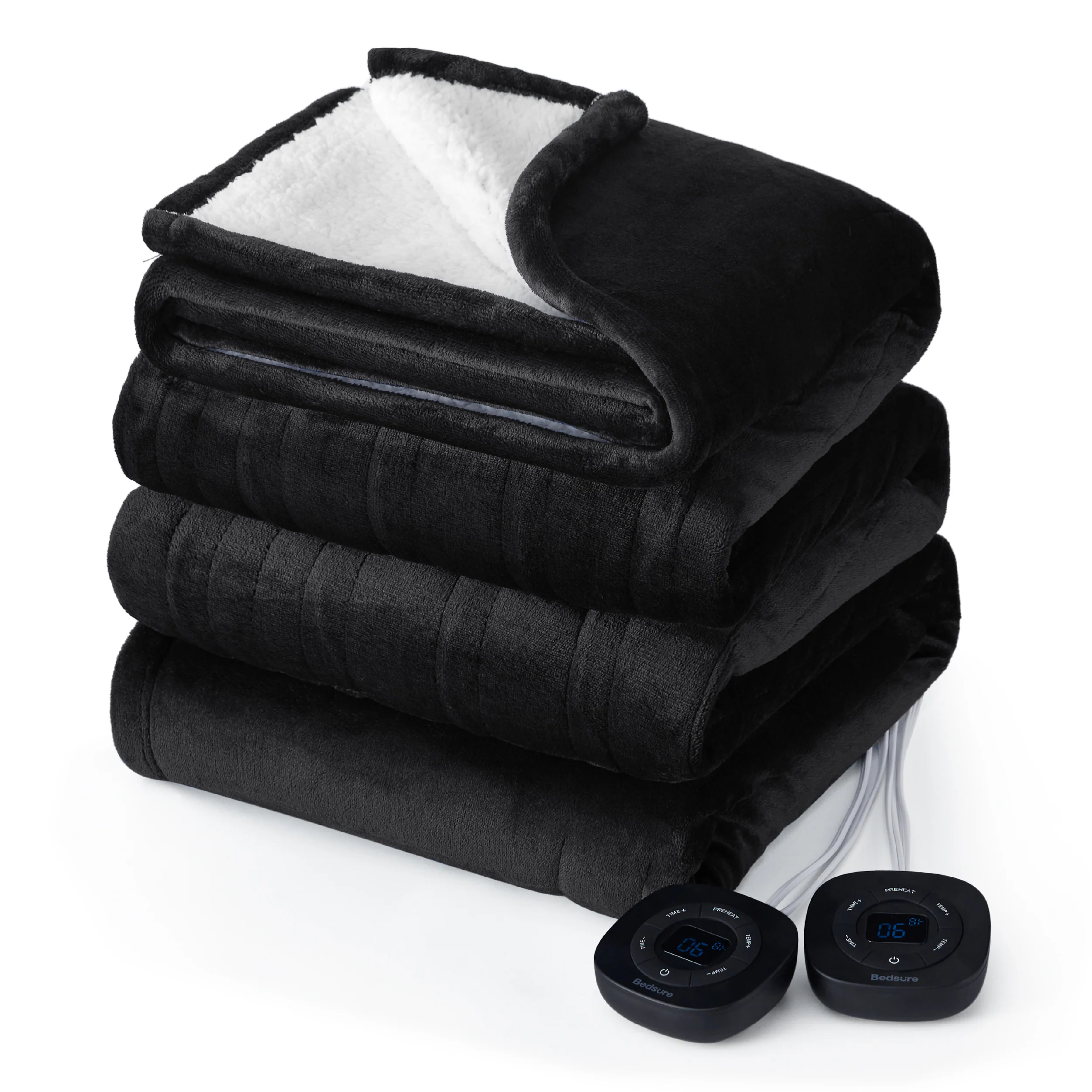 GentleSoft® Solid Flannel Heated Blanket