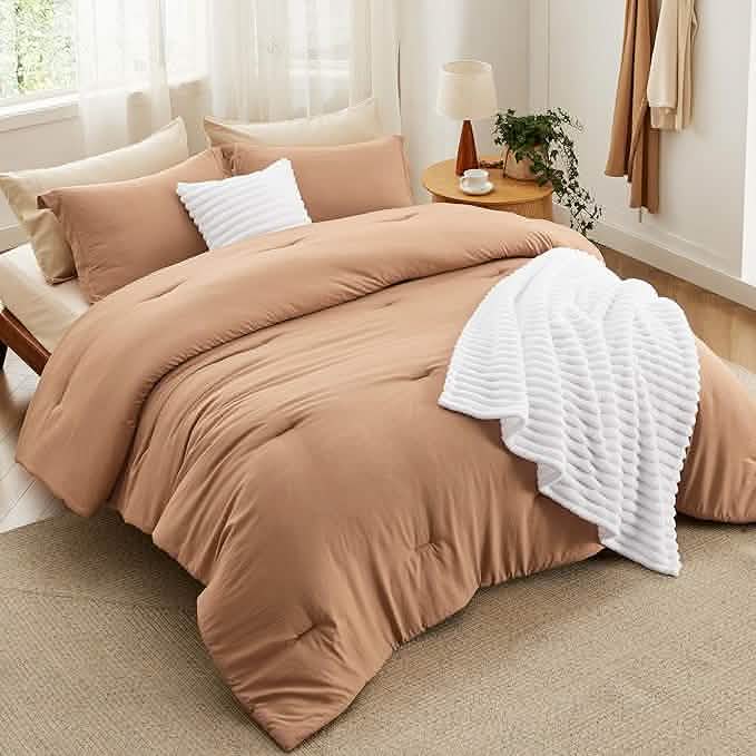 GentleSoft® Checkered Comforter Set Striped