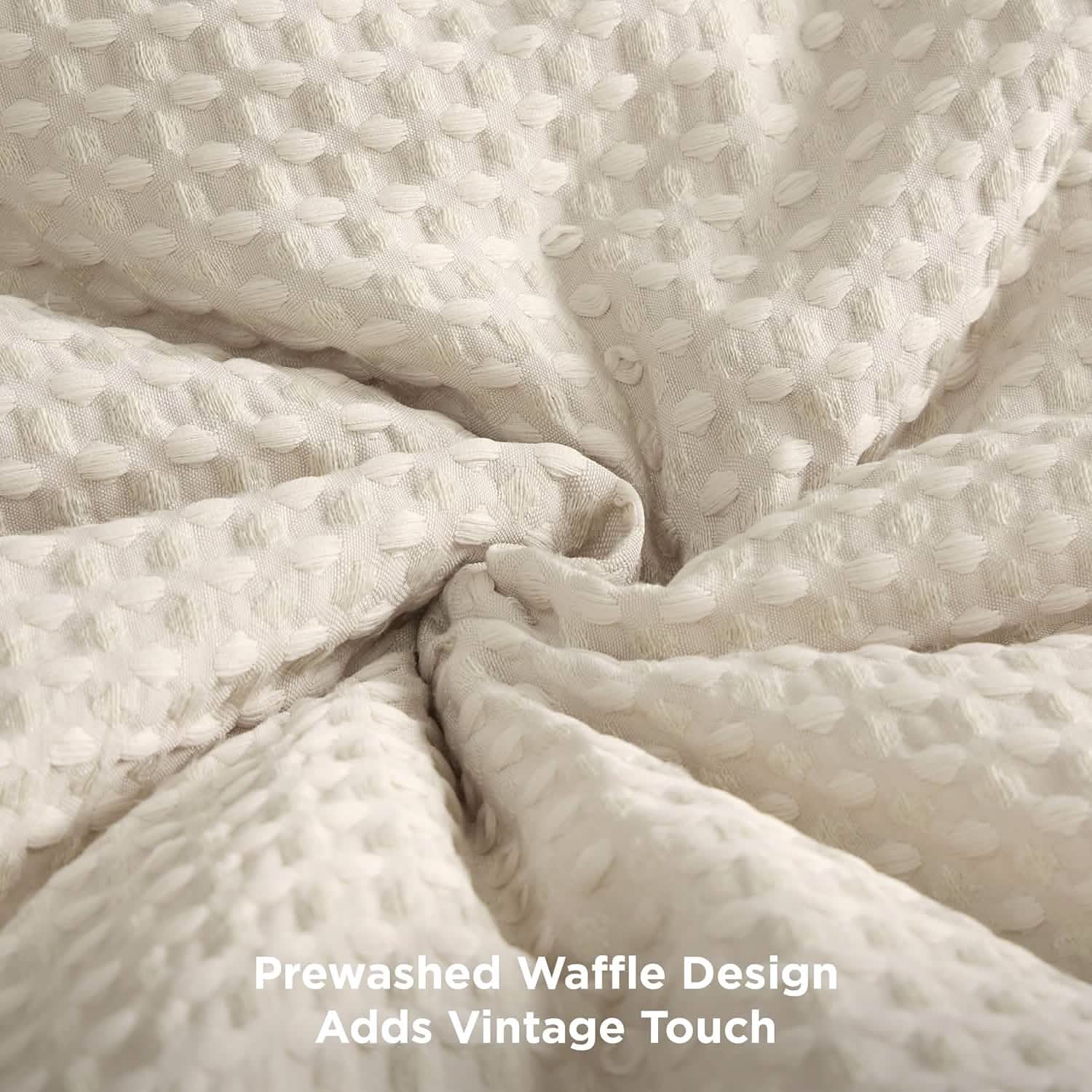 GentleSoft® Classic Waffle Weave Comforter Set