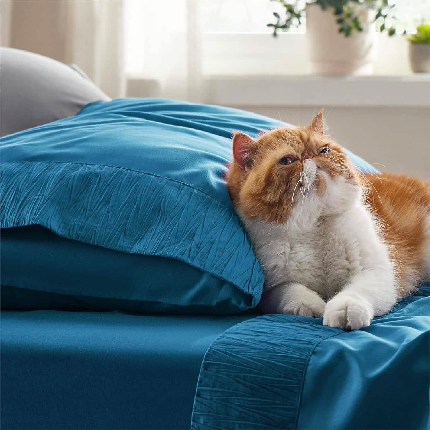 GentleSoft® Ruched Sheet Set