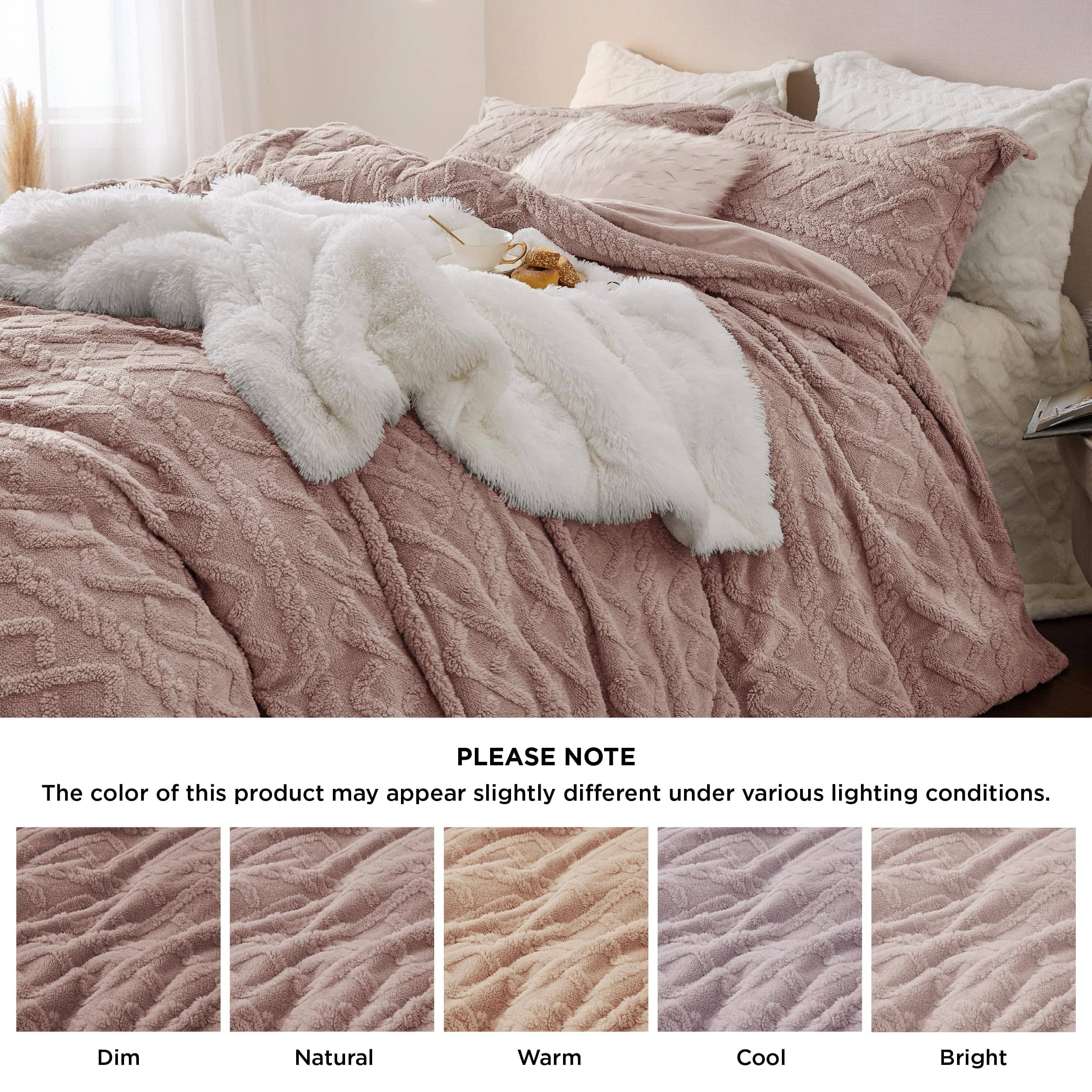 GentleSoft® Fluffy Boho Duvet Cover Set