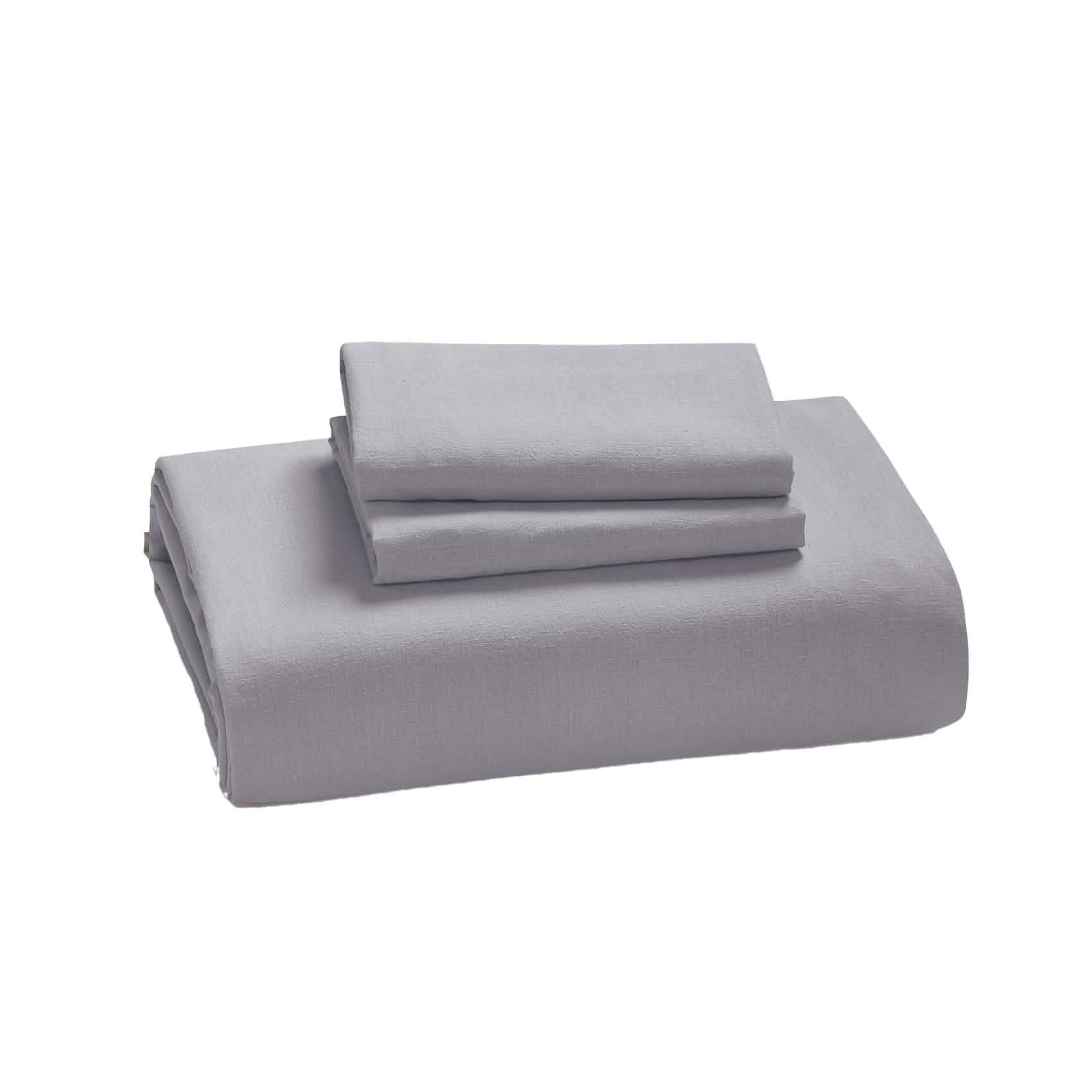 GentleSoft® Cotton Linen Hybrid Duvet Cover Set