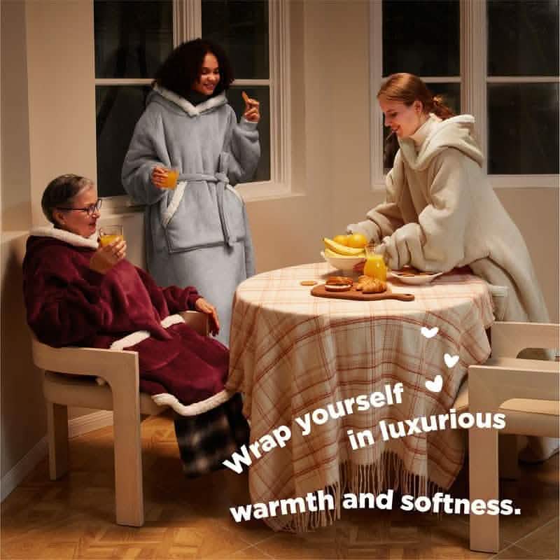GentleSoft® Sherpa Fleece Wearable Blanket