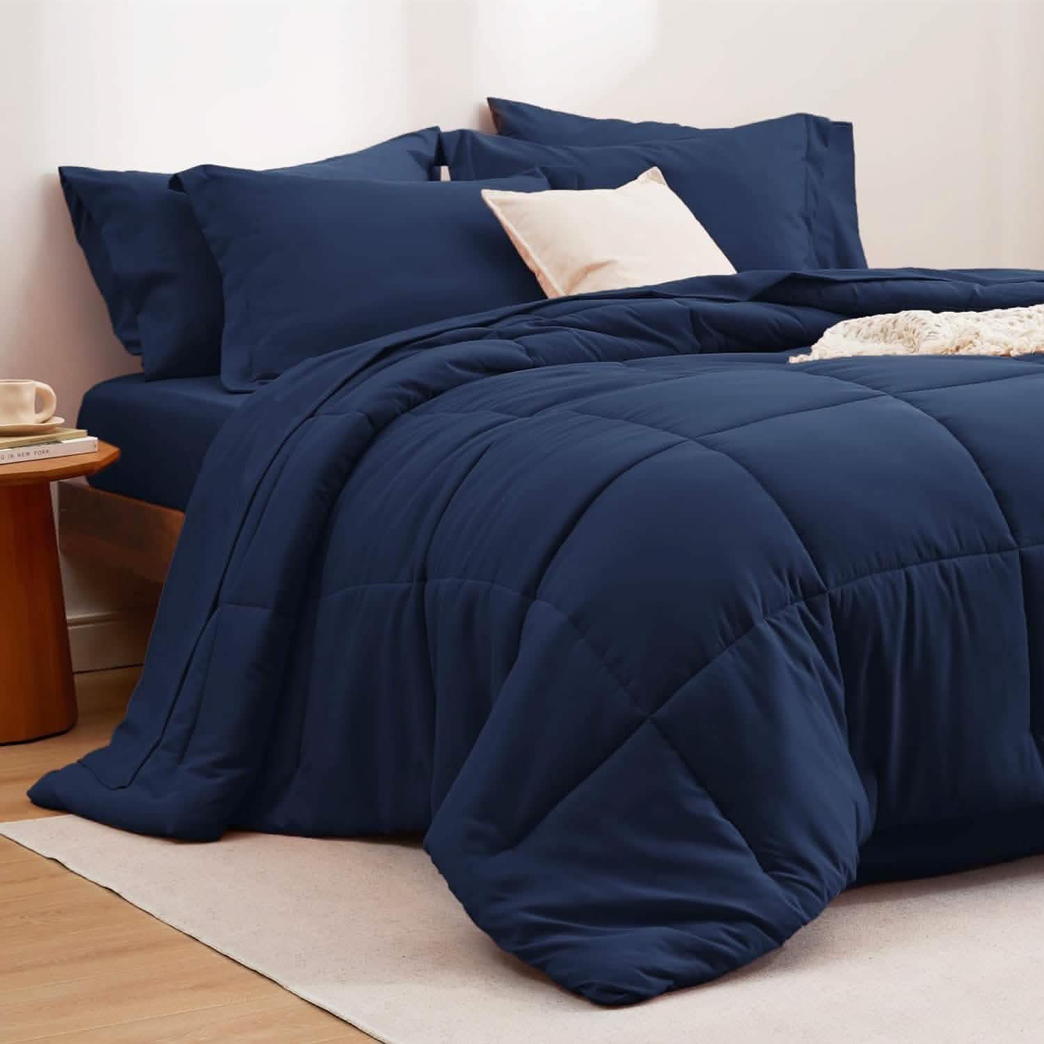 GentleSoft® Comforter Set - 7 Pieces Solid