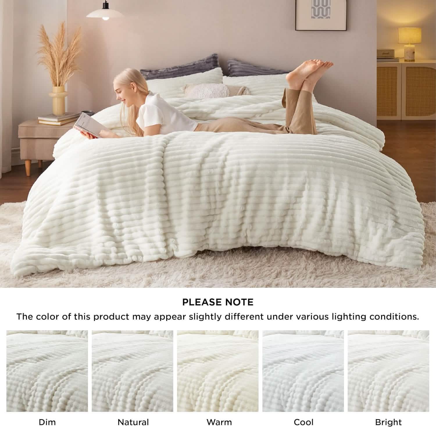 GentleSoft® Striped Flannel Comforter Set