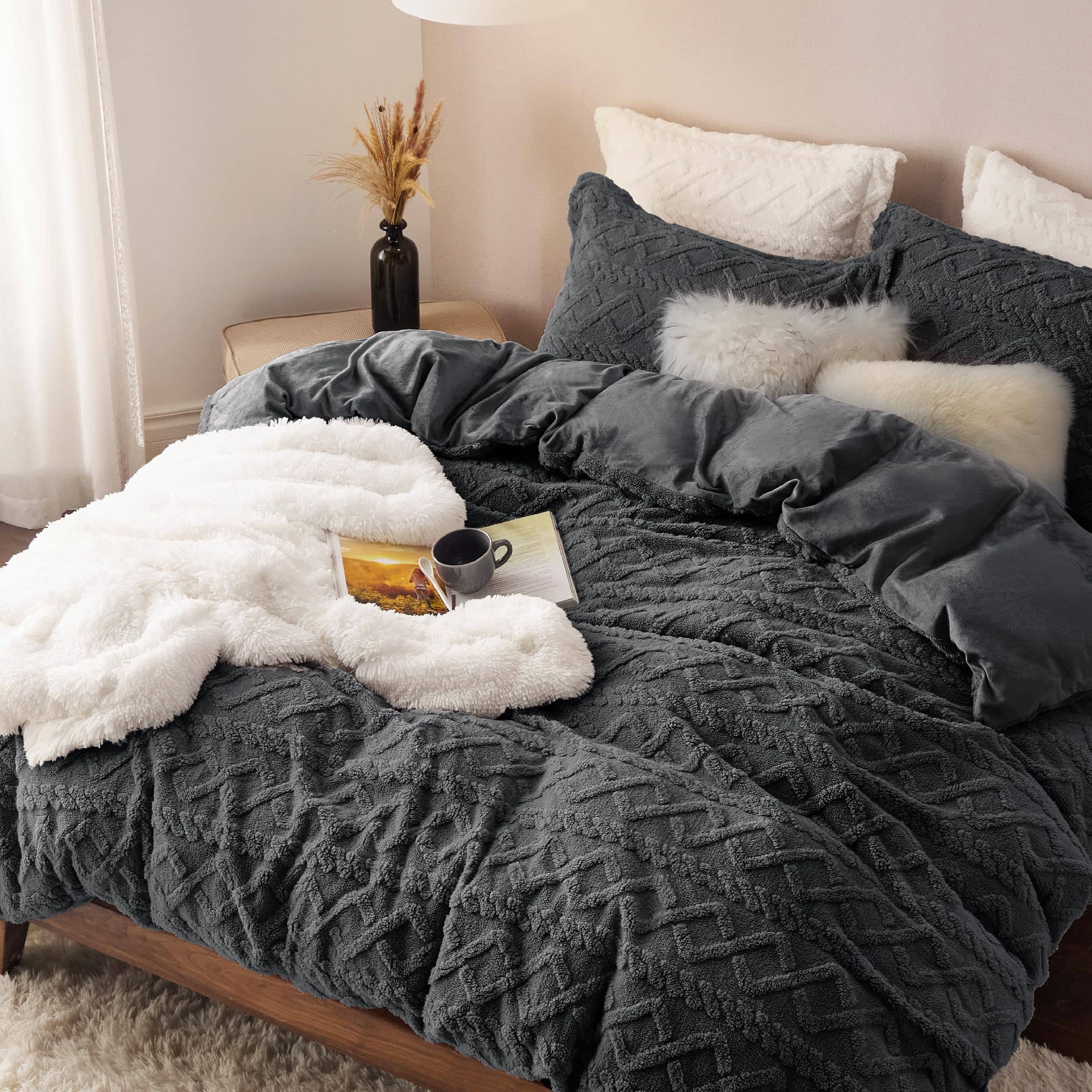 GentleSoft® Fluffy Boho Duvet Cover Set