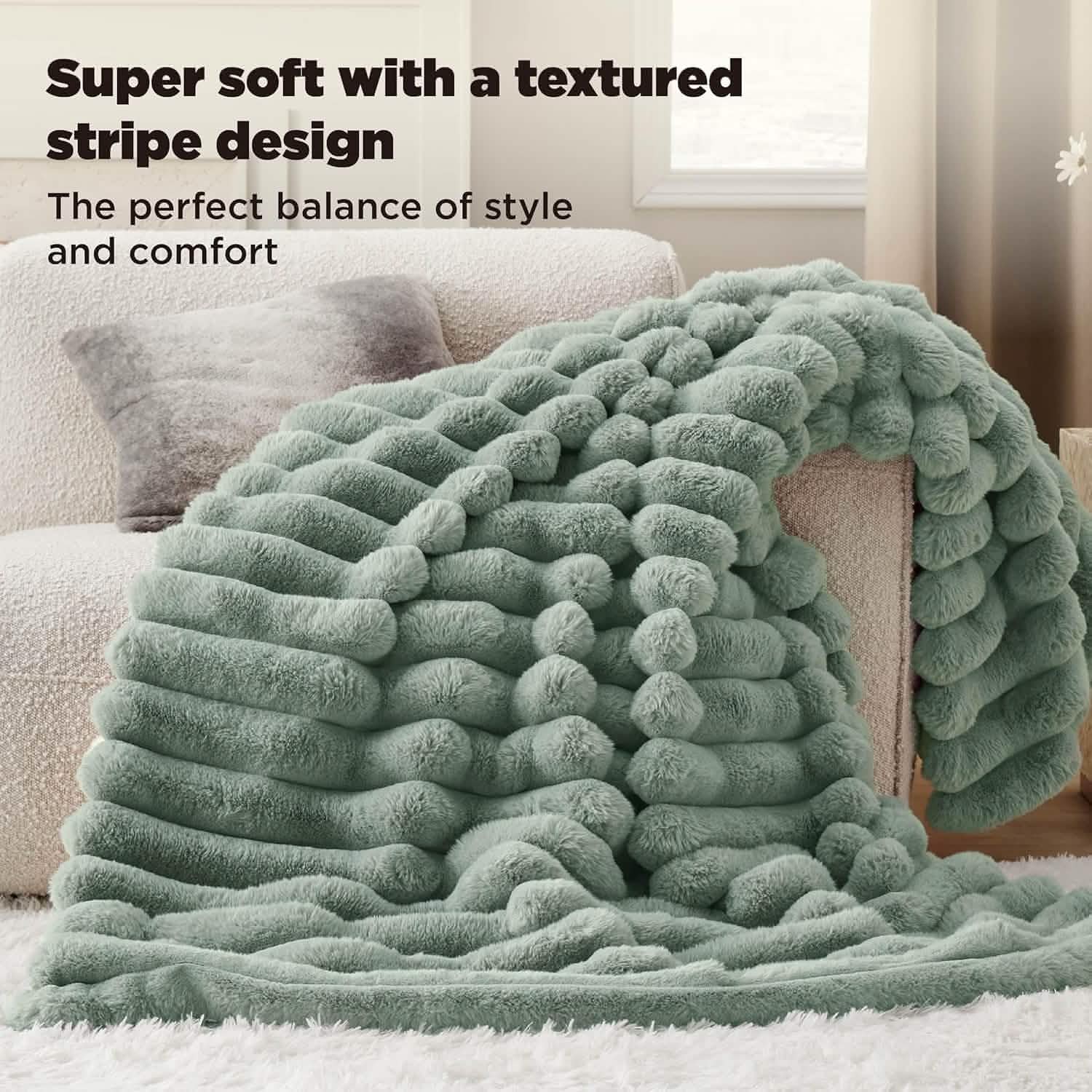 GentleSoft® Plush Stripe Blanket
