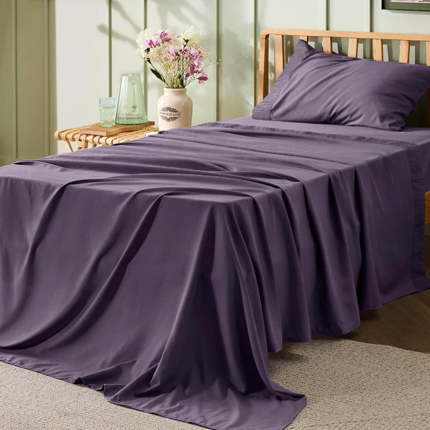 GentleSoft® Ruched Sheet Set