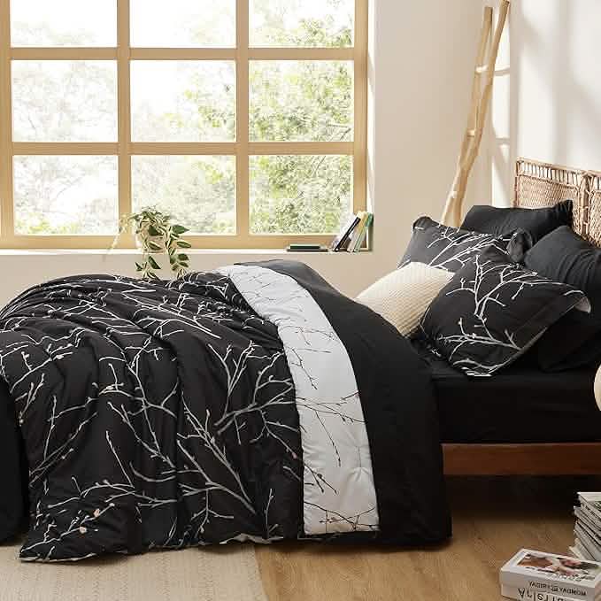 GentleSoft® Tree Branch Floral Pattern Bed-in-a-Bag