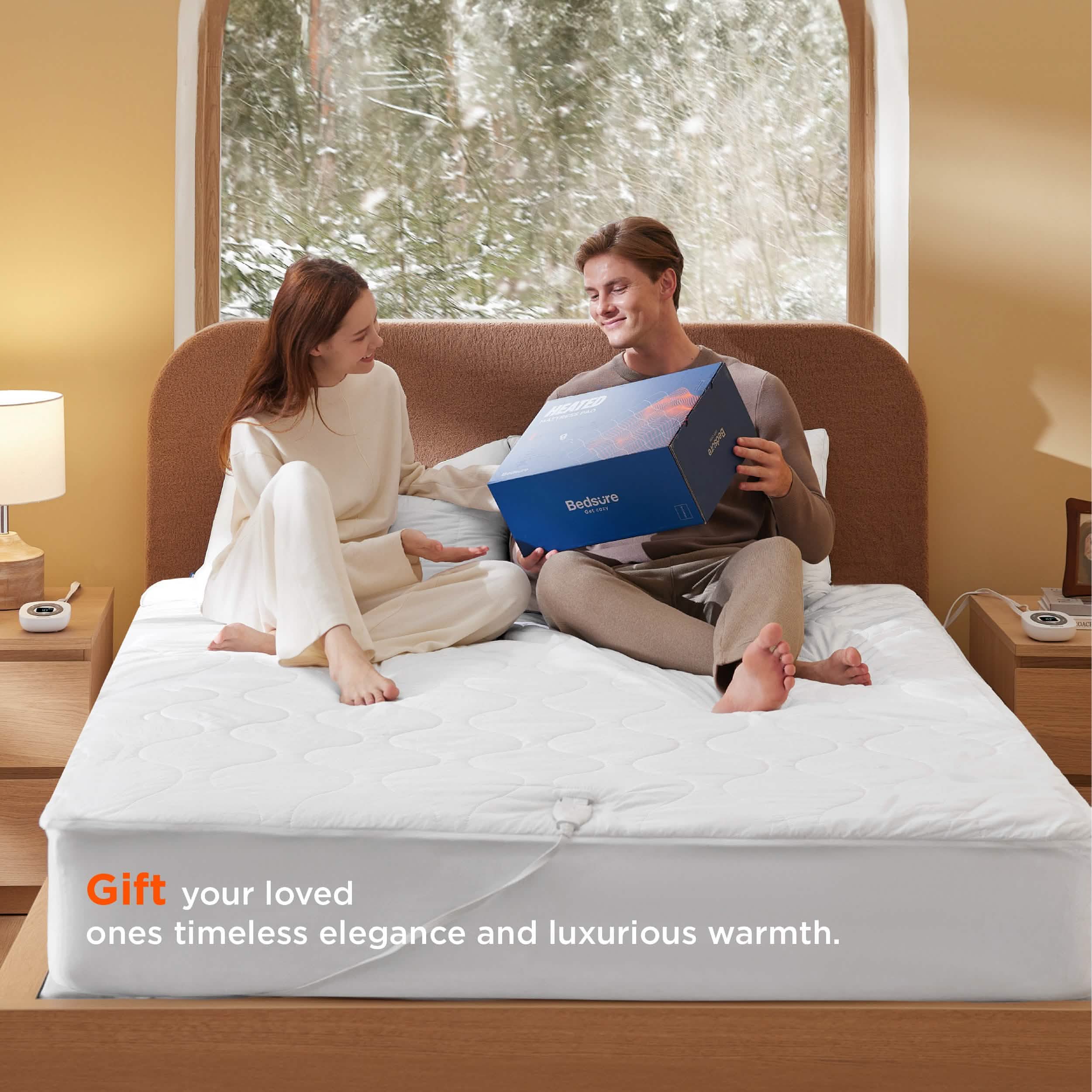 GentleSoft® Waterproof Cotton Heated Mattress Pad
